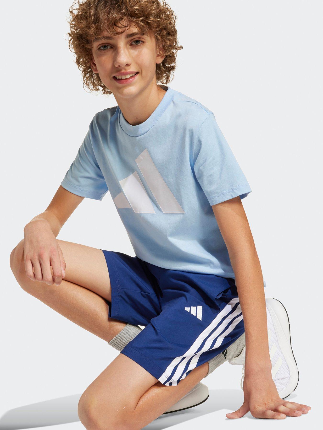 undefined Junior Boys Essentials Climacool Shorts  - Blue
