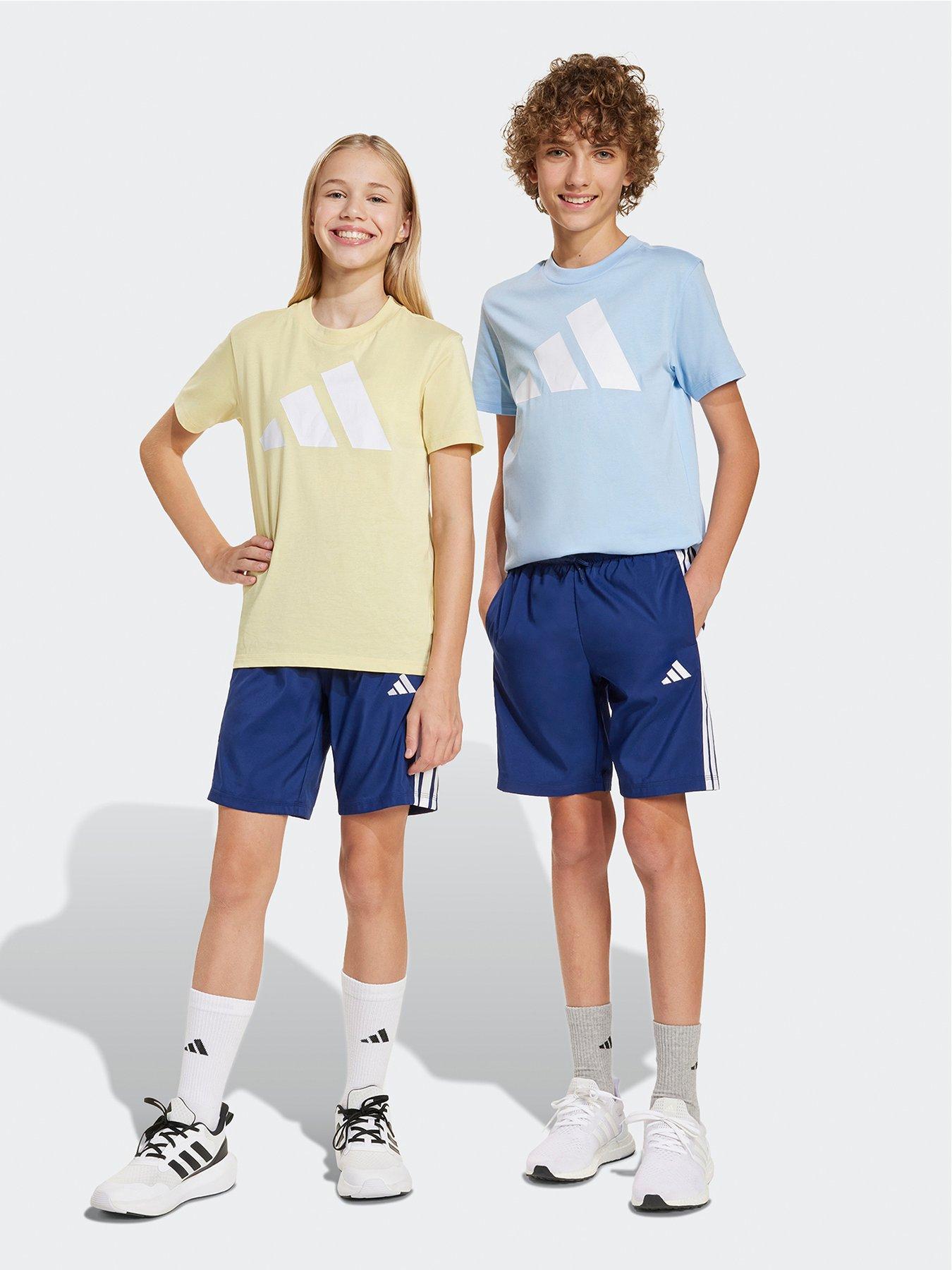 undefined Junior Boys Essentials Climacool Shorts  - Blue