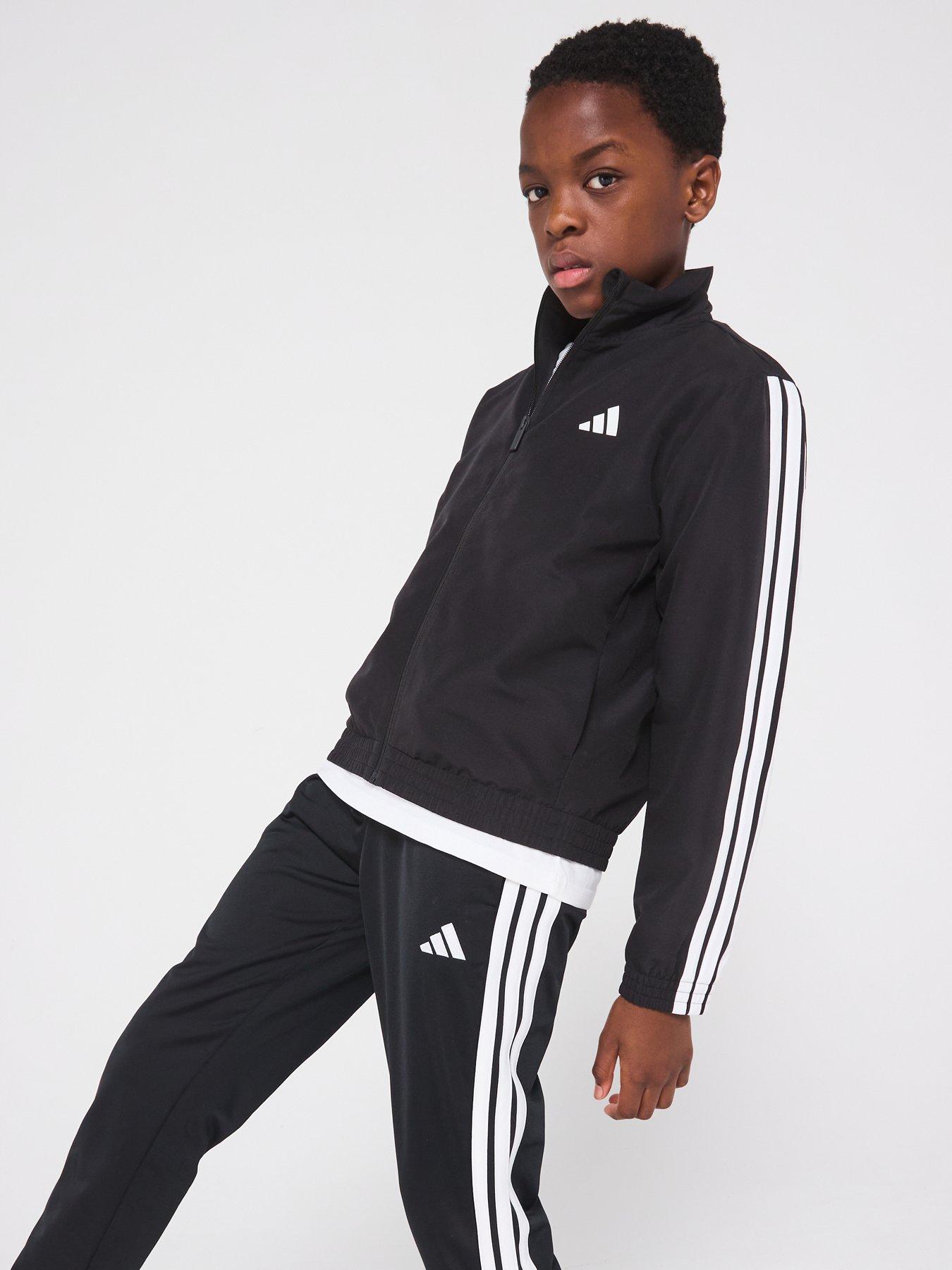 Image 5 of 6 of adidas Sportswear Junior Boys Essentials Climacool Track Suit - Black