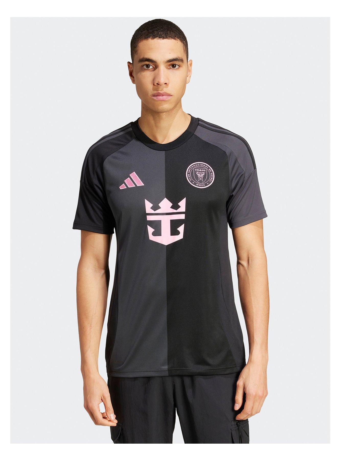 undefined Mens Inter Miami Away Shirt - Black