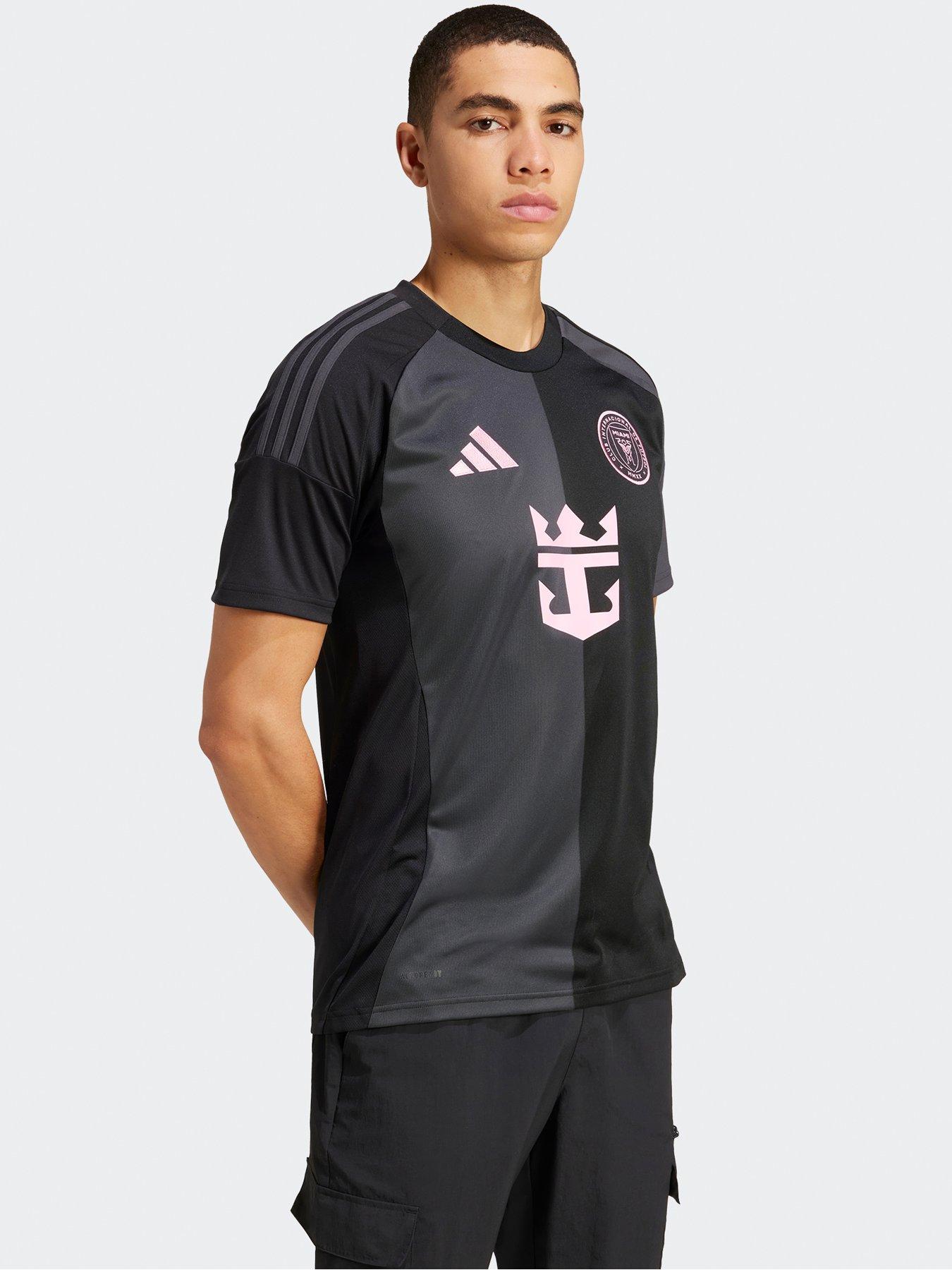 Image 4 of 6 of adidas Mens Inter Miami Away Shirt - Black