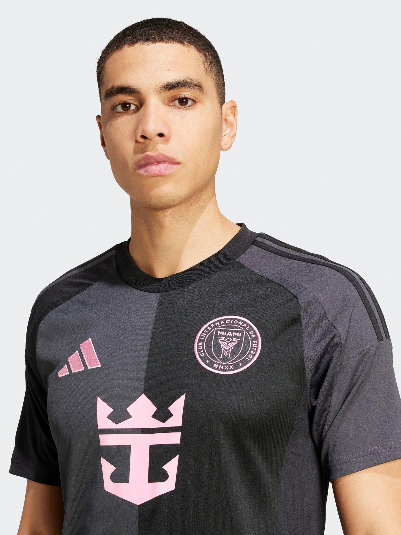 Image 6 of 6 of adidas Mens Inter Miami Away Shirt - Black