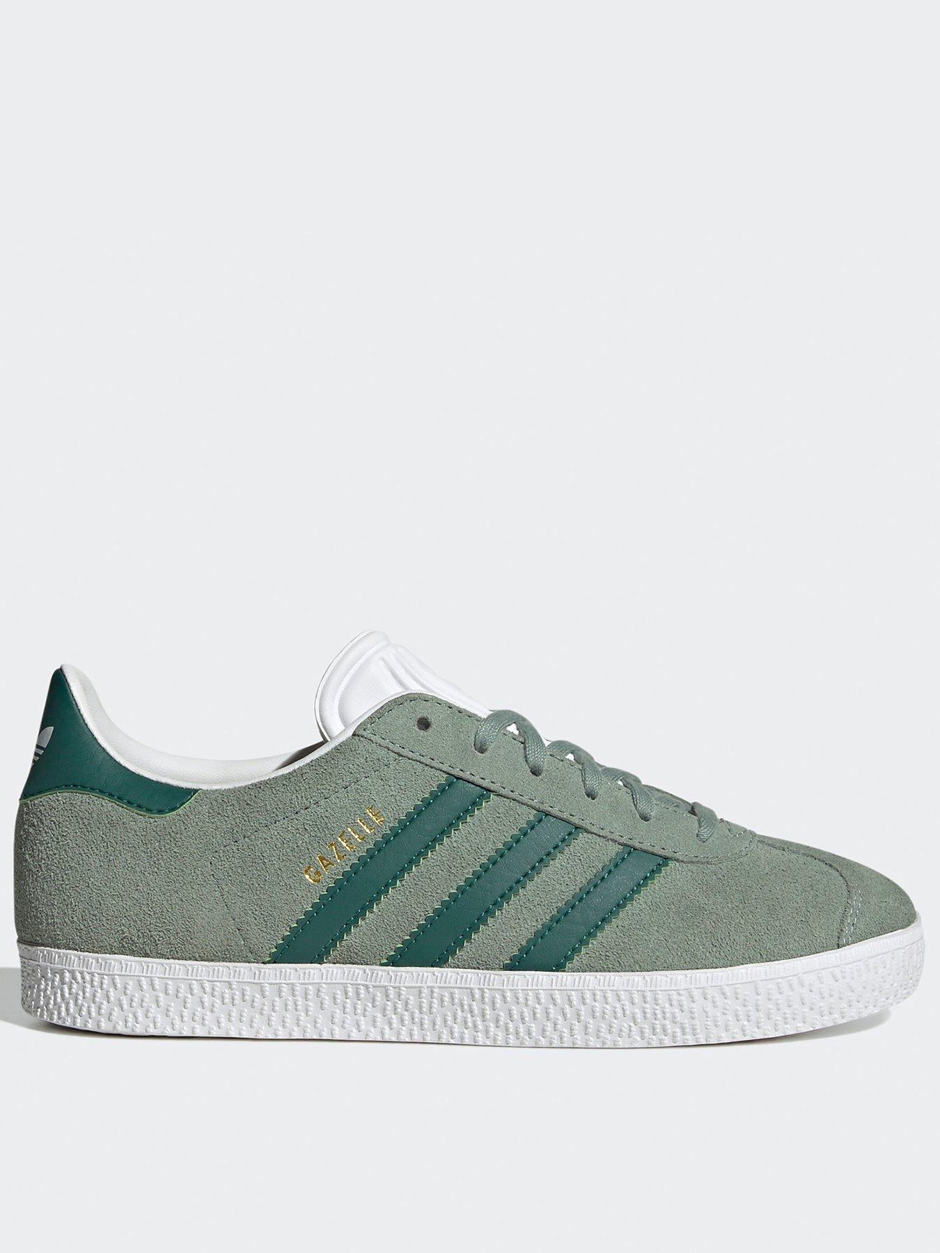 adidas Originals Junior Unisex Gazelle Shoes Green Very
