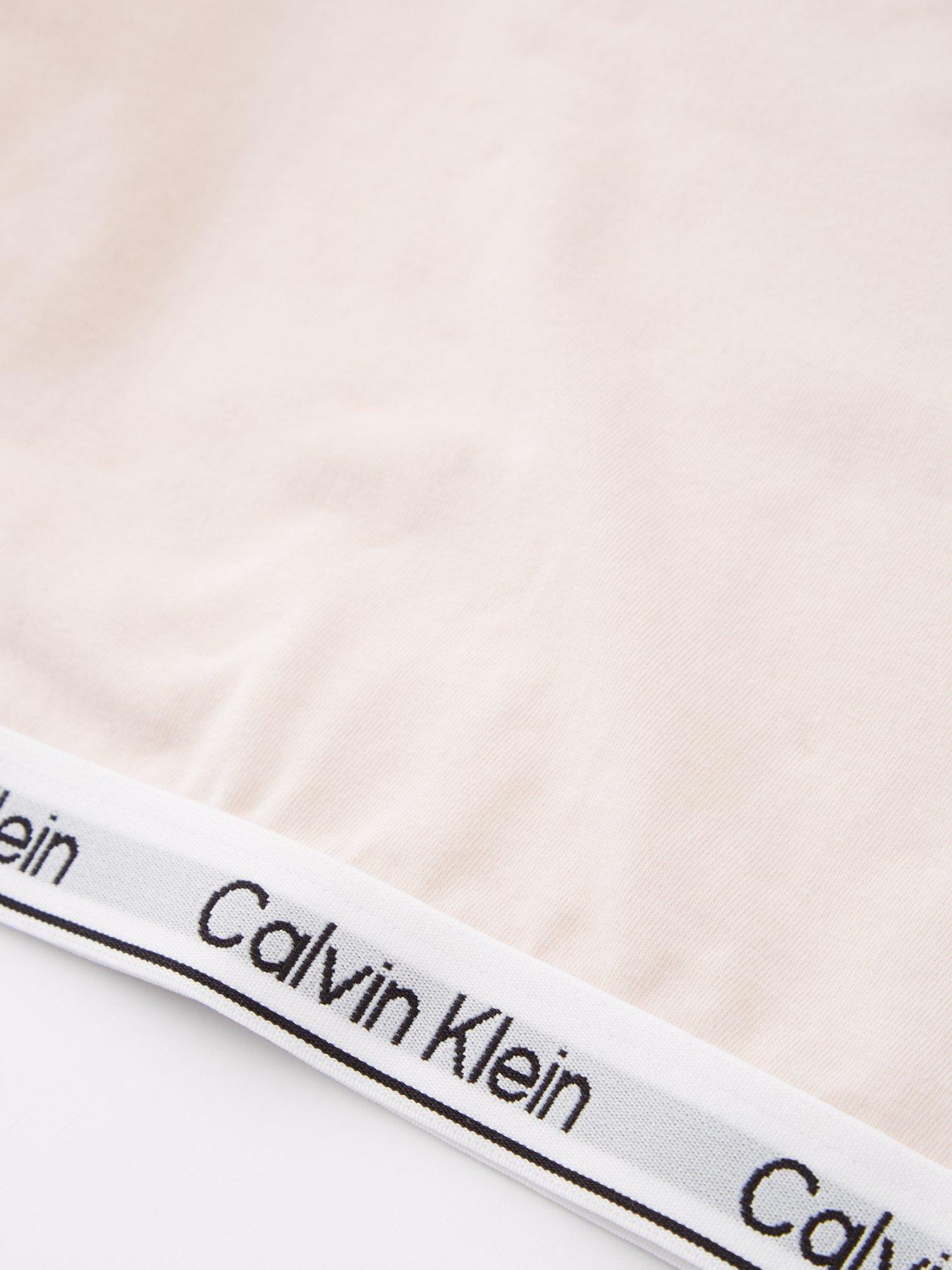 Image 3 of 4 of Calvin Klein Girls Modern Cotton Knit Pyjama Set - Pink