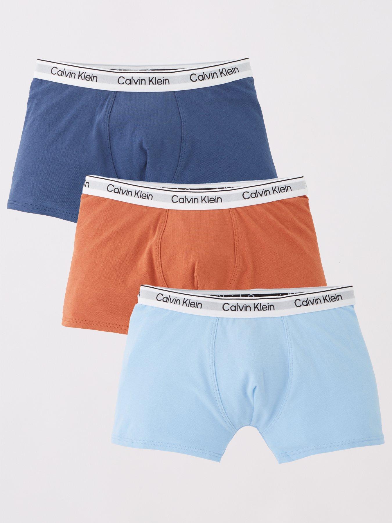 undefined Boys 3 Pack Modern Cotton Trunk - Multi