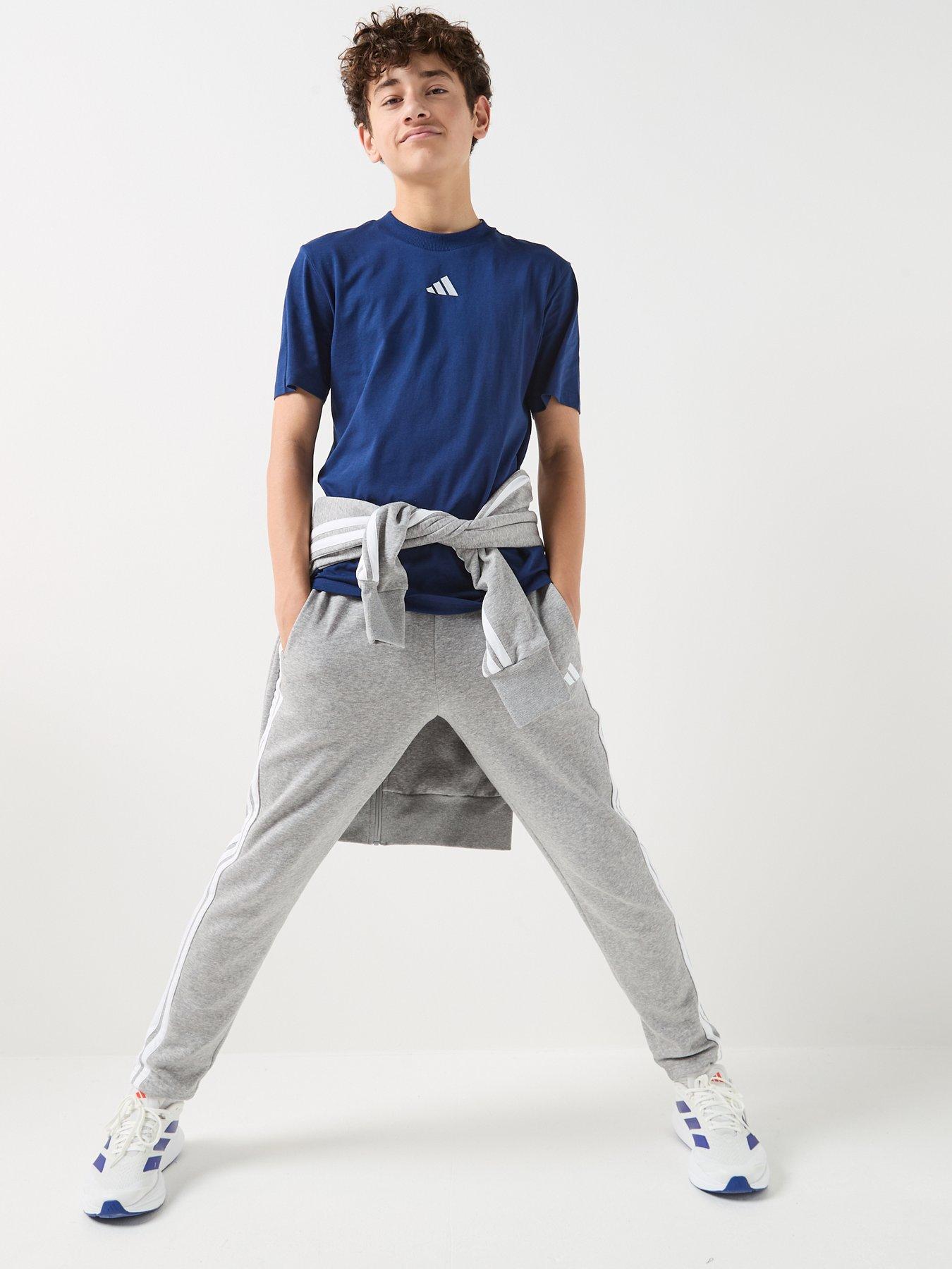 Image 5 of 6 of adidas Sportswear Junior Boys Essentials T-Shirt - Blue