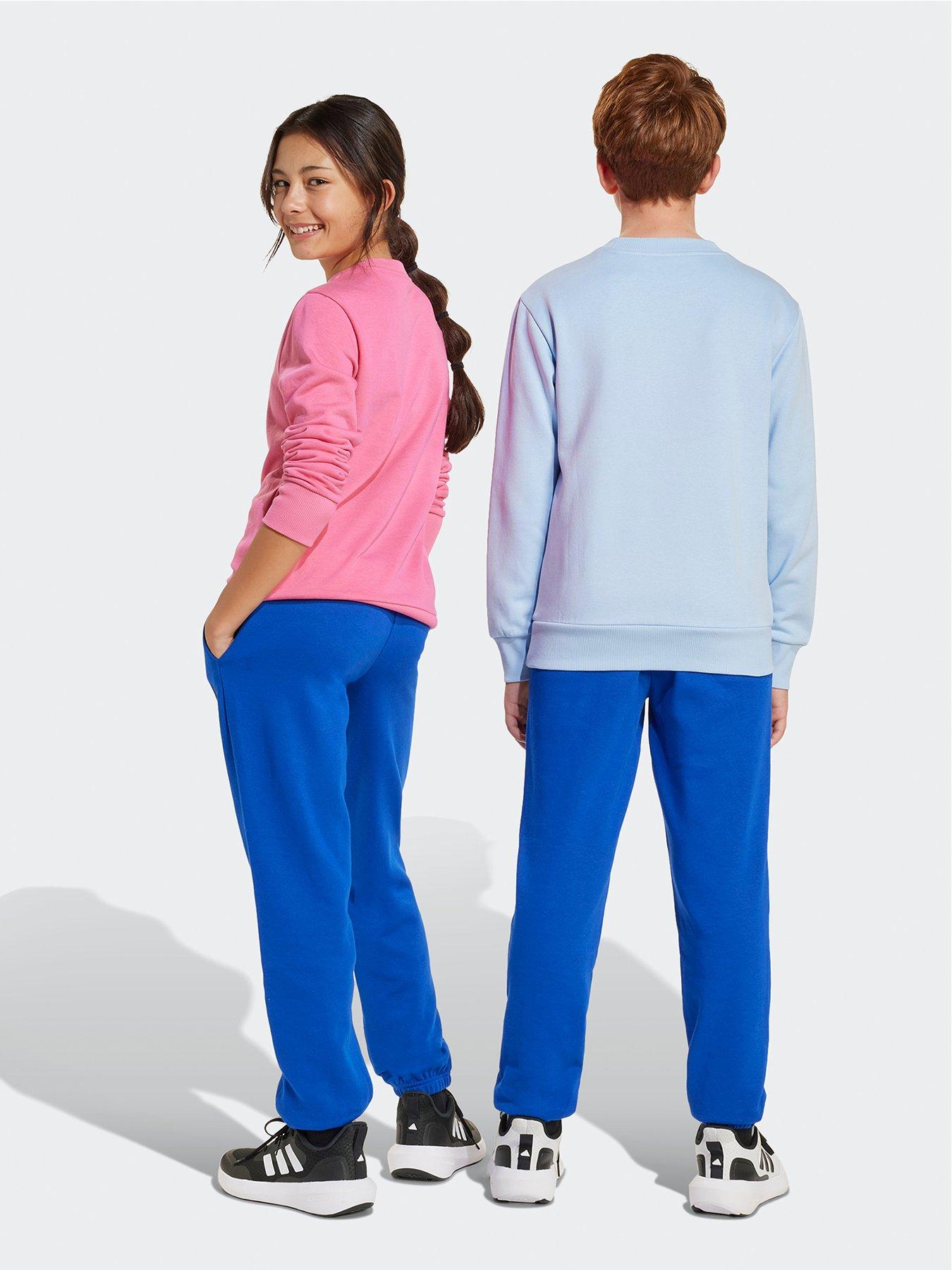 Image 2 of 5 of adidas Sportswear Junior Boys Essentials Joggers  - Blue