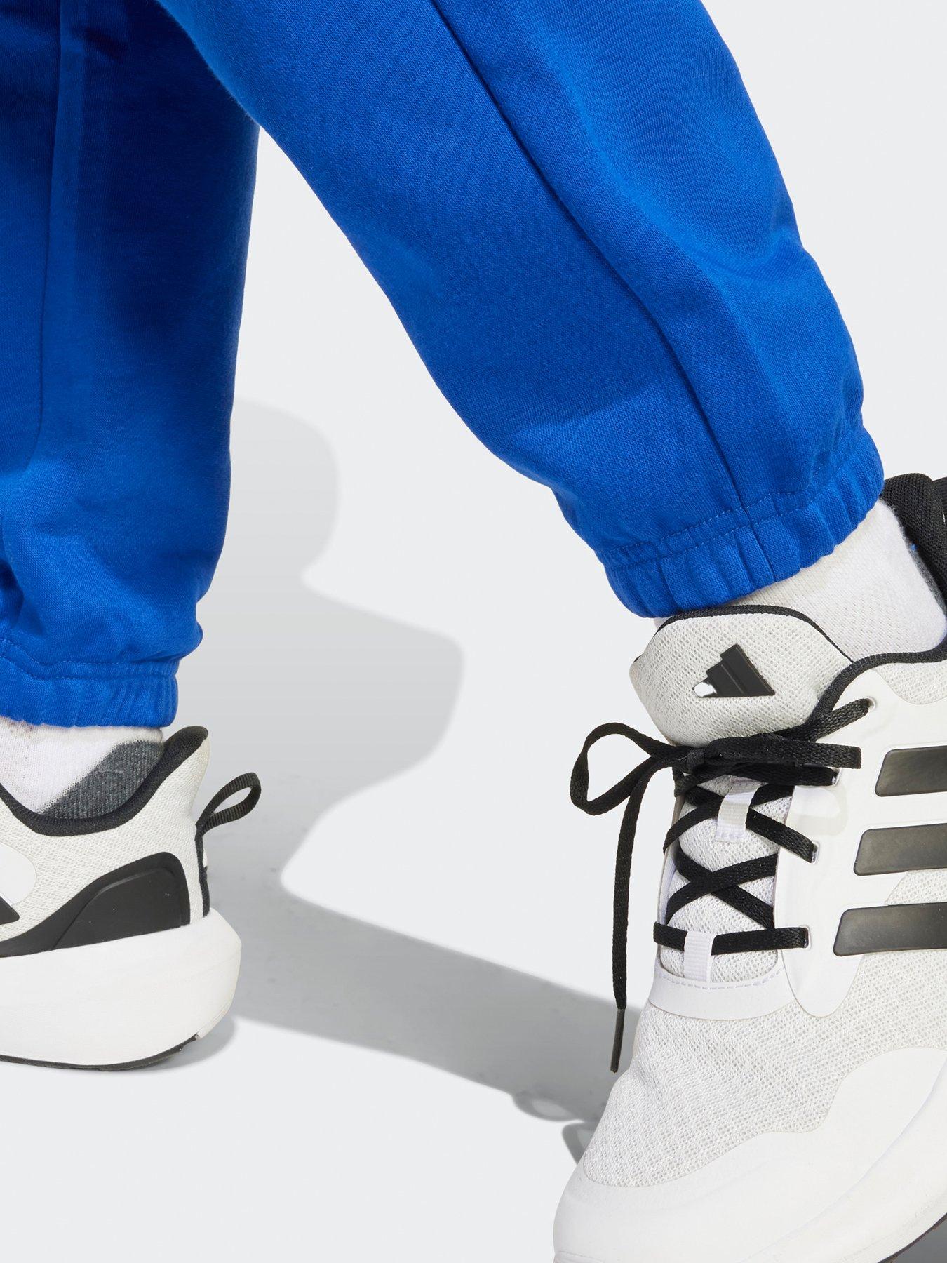 Image 5 of 5 of adidas Sportswear Junior Boys Essentials Joggers  - Blue
