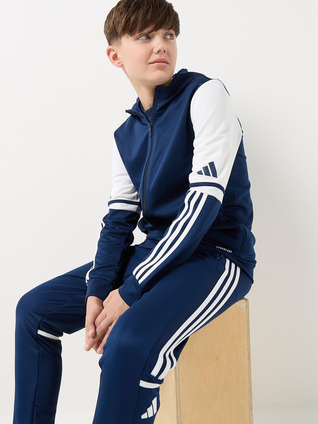 adidas Junior Squadra 25 Hoodie, Navy, Size 9-10 Years