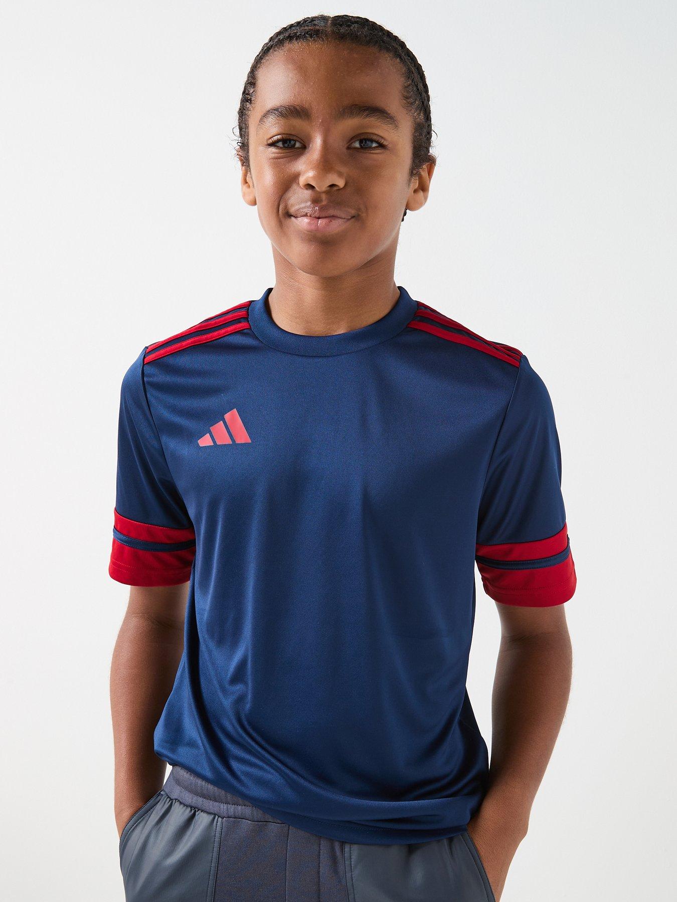 adidas Junior Squadra 25 T-Shirt, Navy, Size 9-10 Years