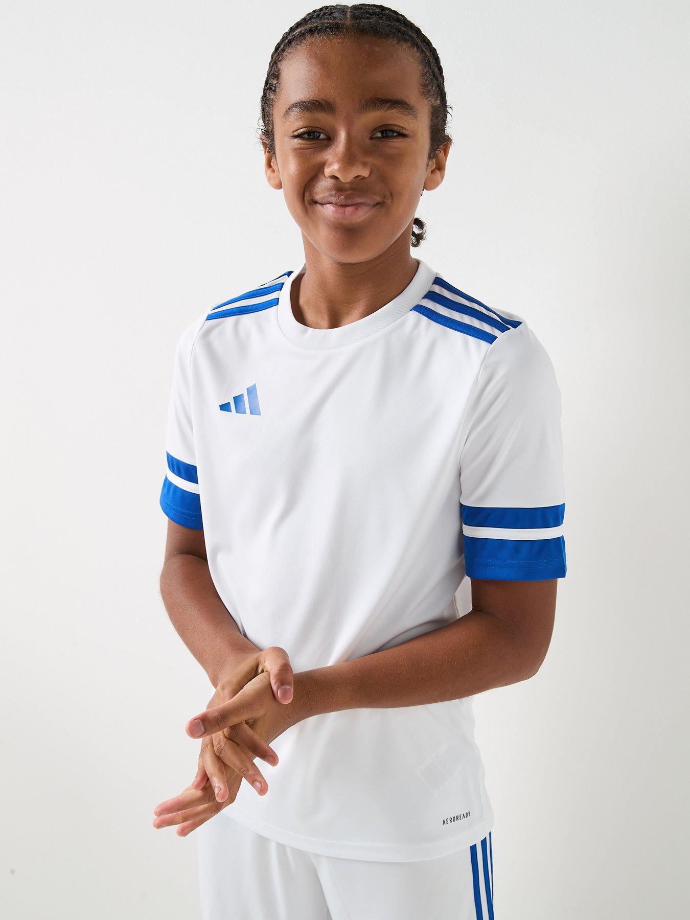 Image 1 of 6 of adidas Junior Squadra 25 T-Shirt - White