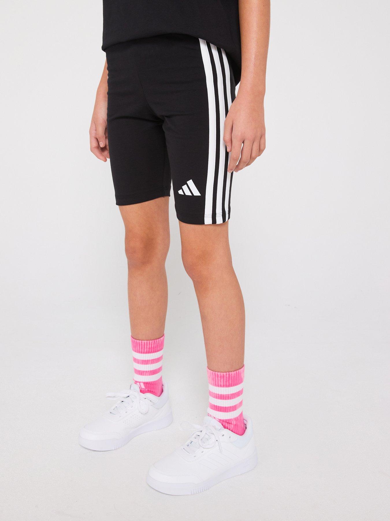 adidas Sportswear Junior Girls Essentials Biker Shorts - Black