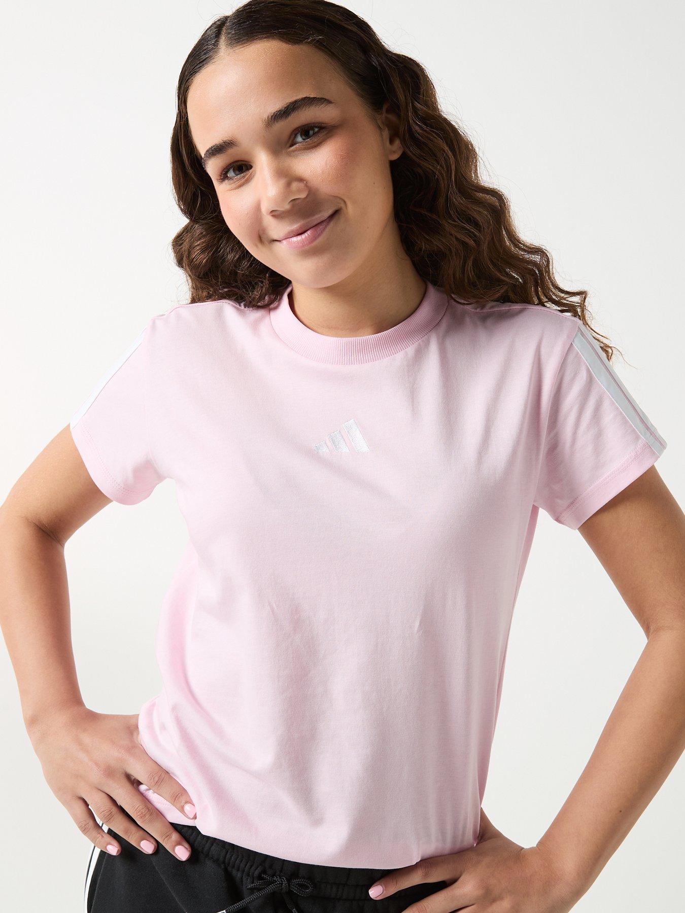 adidas Sportswear Junior Girls Essentials T-Shirt - Pink