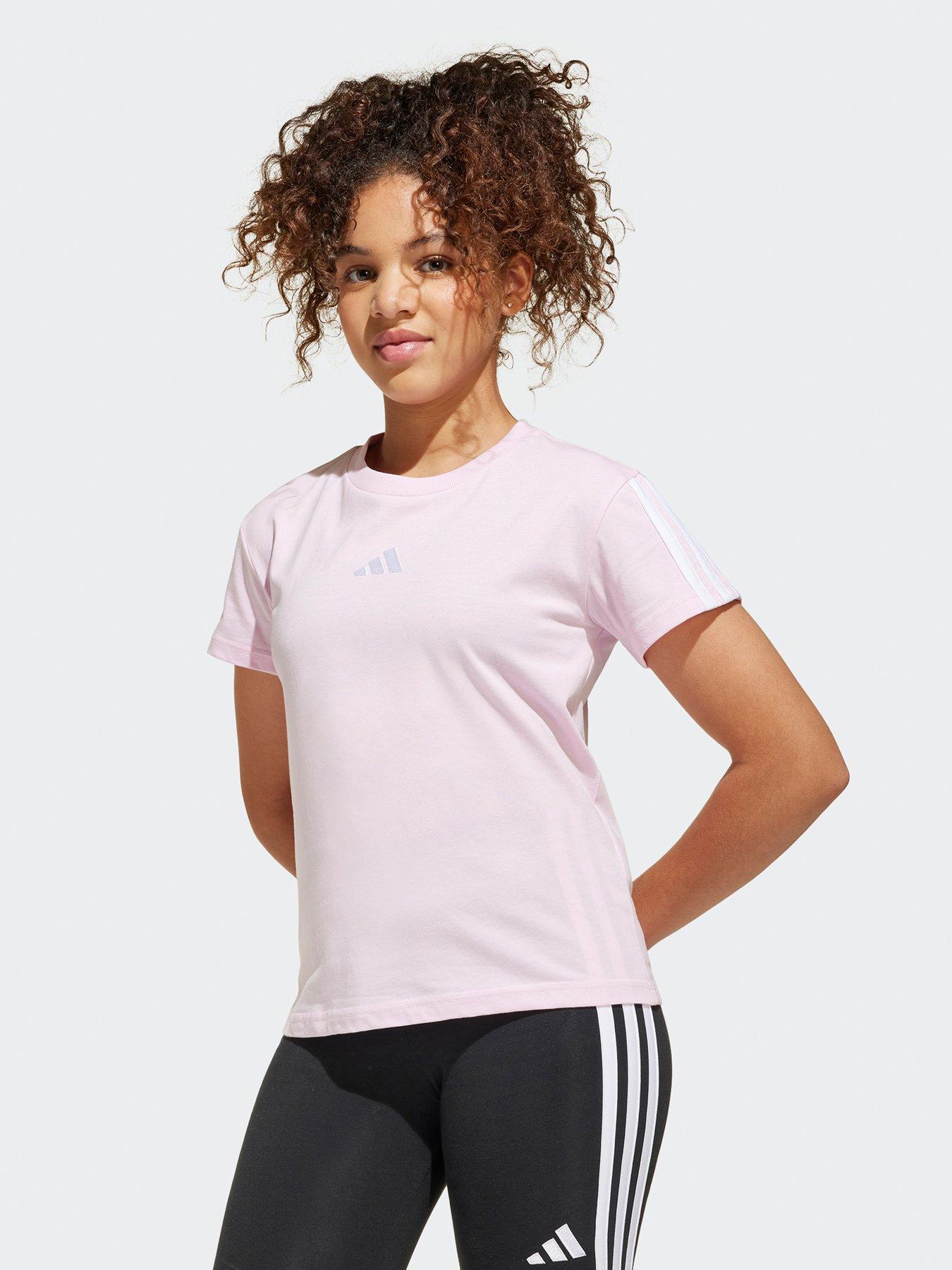 adidas Sportswear Junior Girls Essentials T-Shirt  - Pink