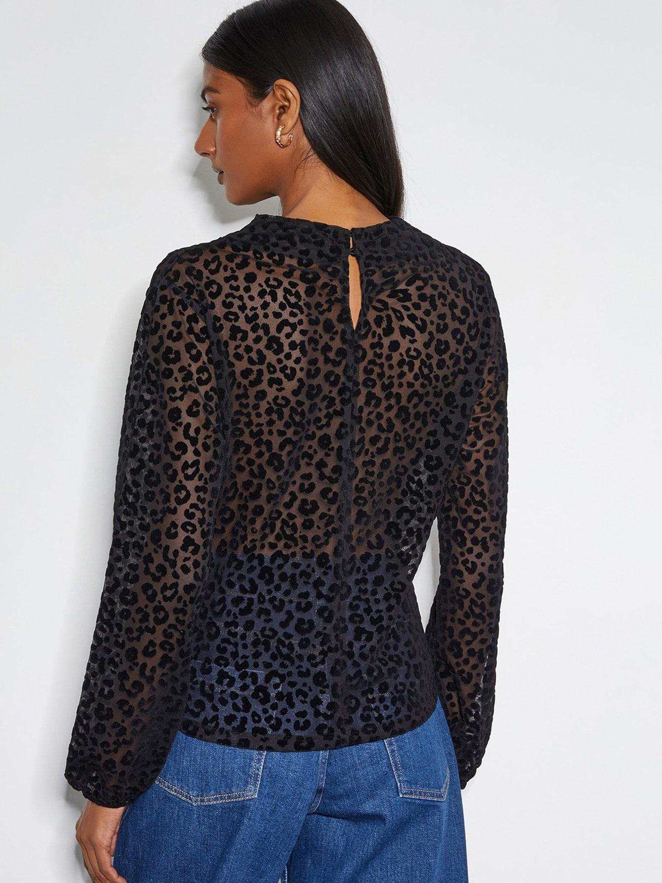 Image 2 of 5 of Monsoon Deb Devoire Top - Black