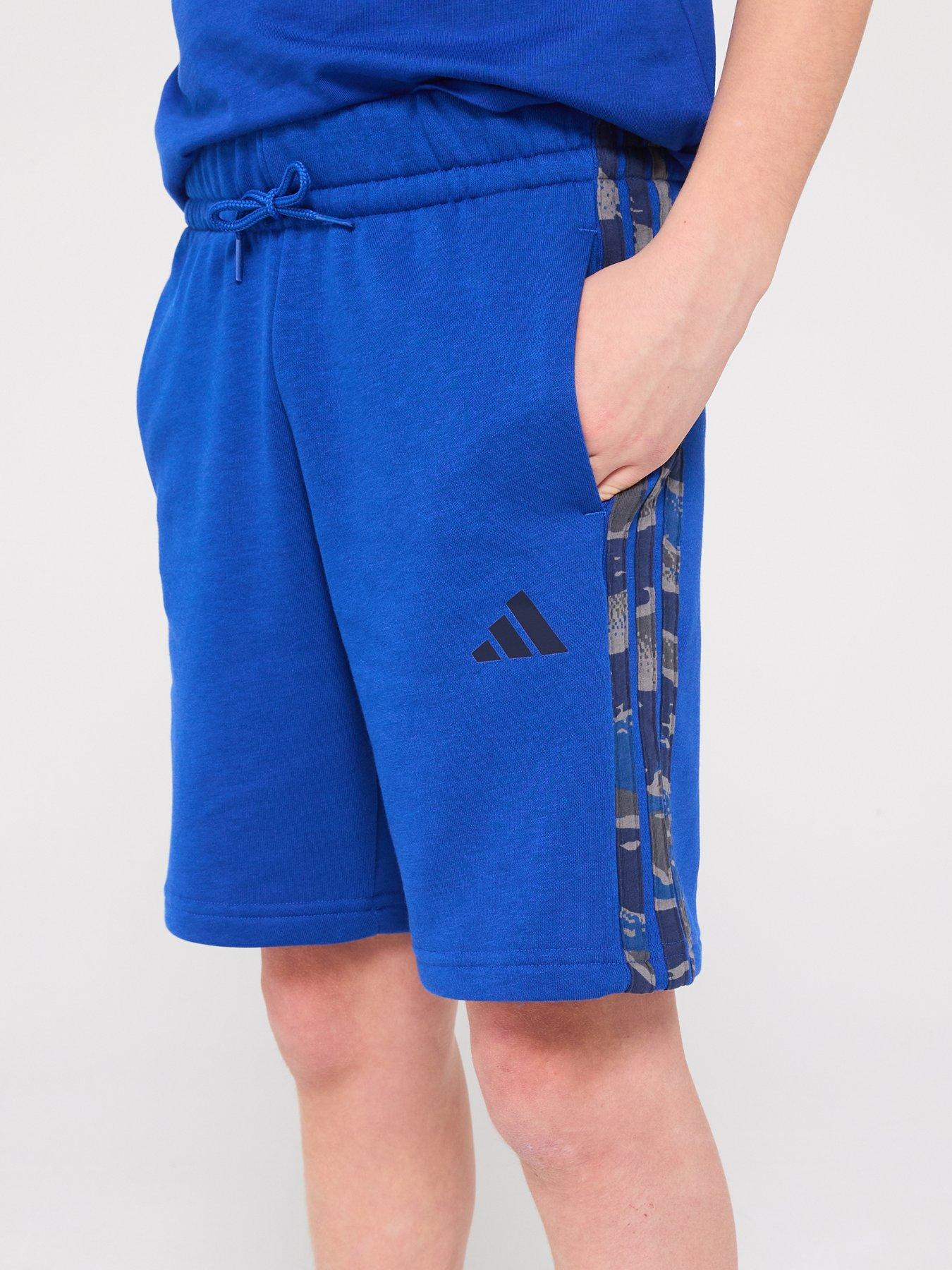 undefined Junior Boys Seasonal Essentials Camo Shorts - Team Royal Blue