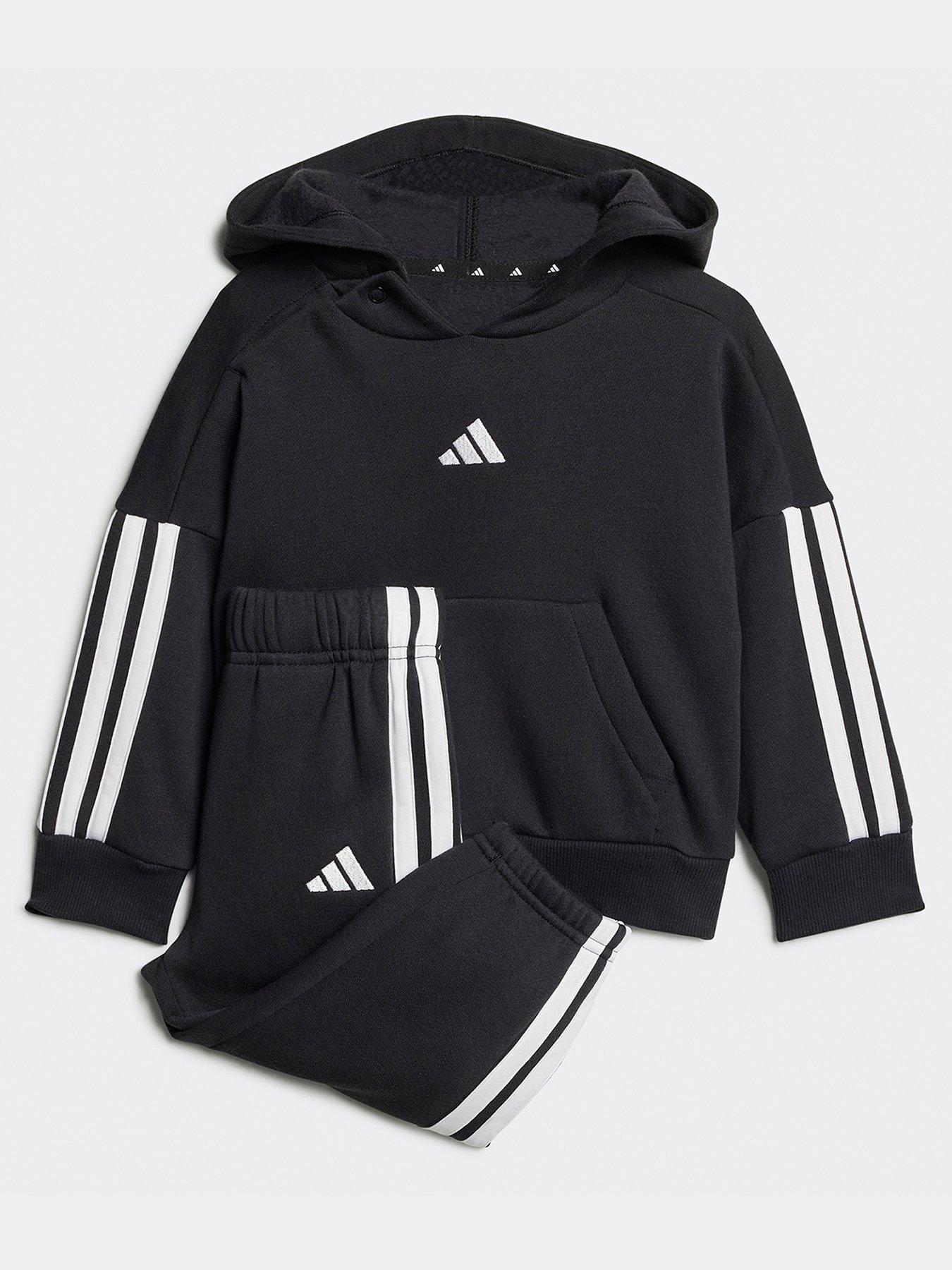 adidas Sportswear Infant Unisex Essentials Tracksuit - Black