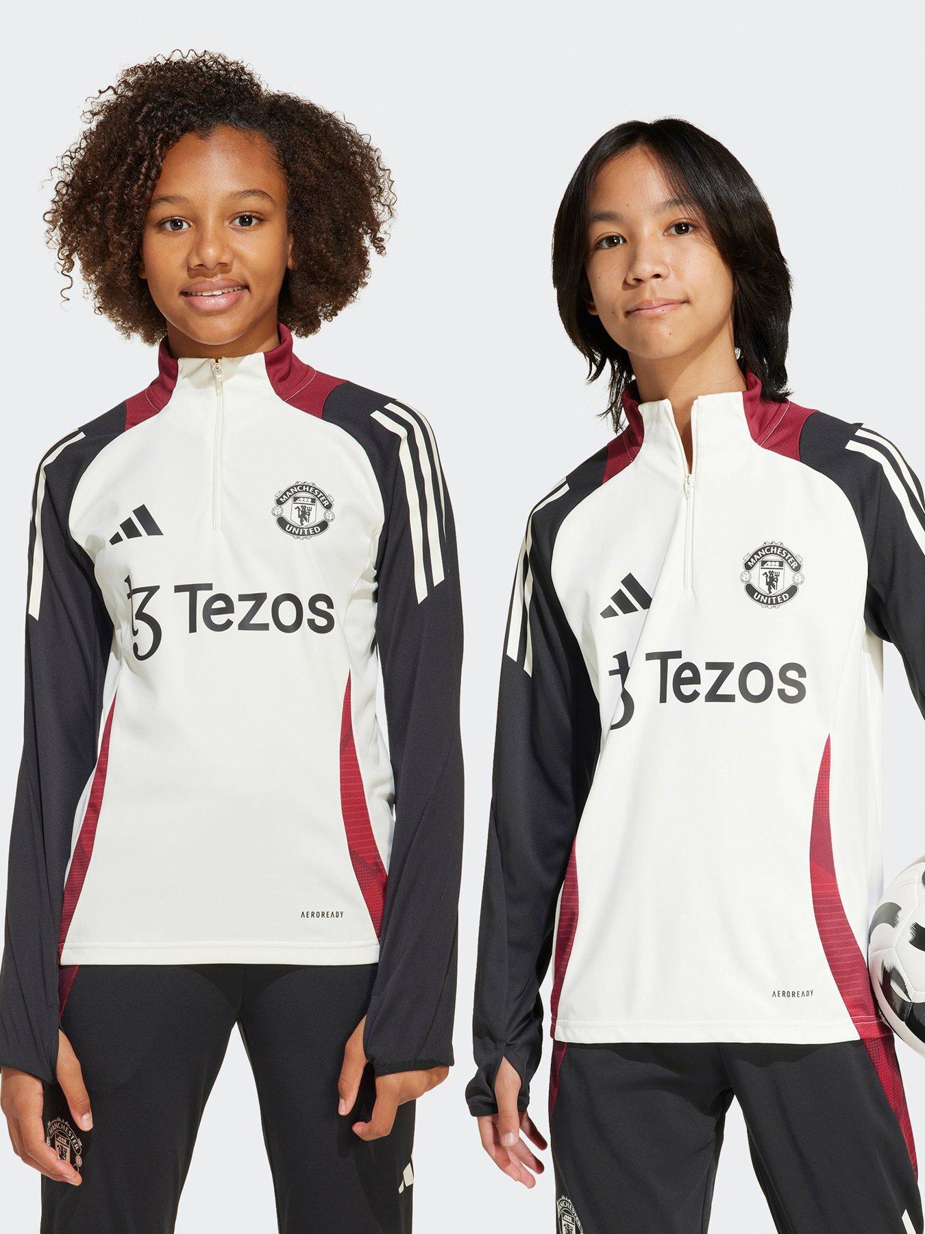undefined Manchester United Youth Training Top - Black/White