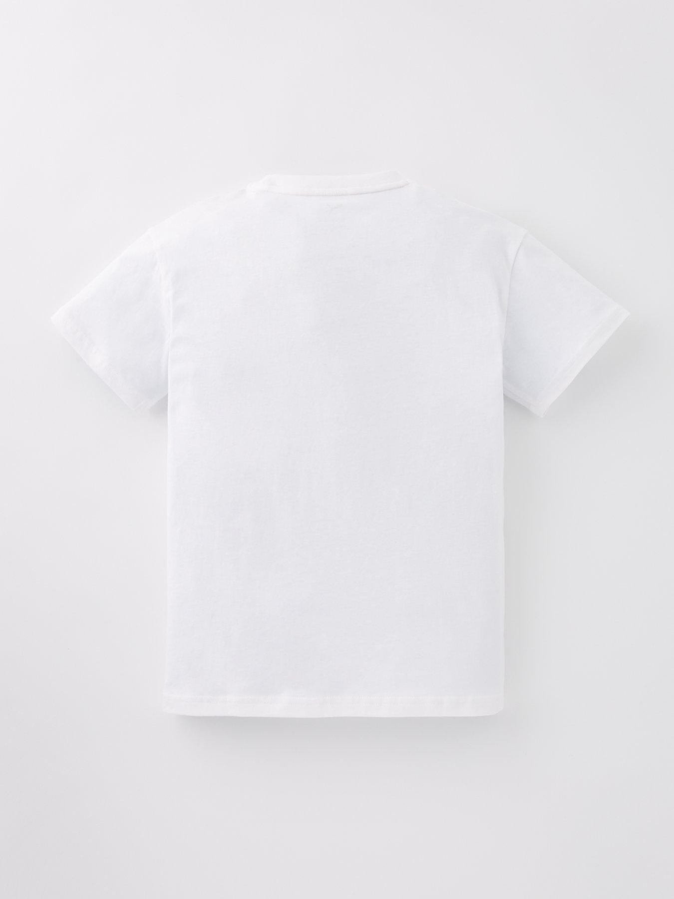 Image 2 of 4 of Puma Junior Boys Small Logo T-Shirt - Puma White