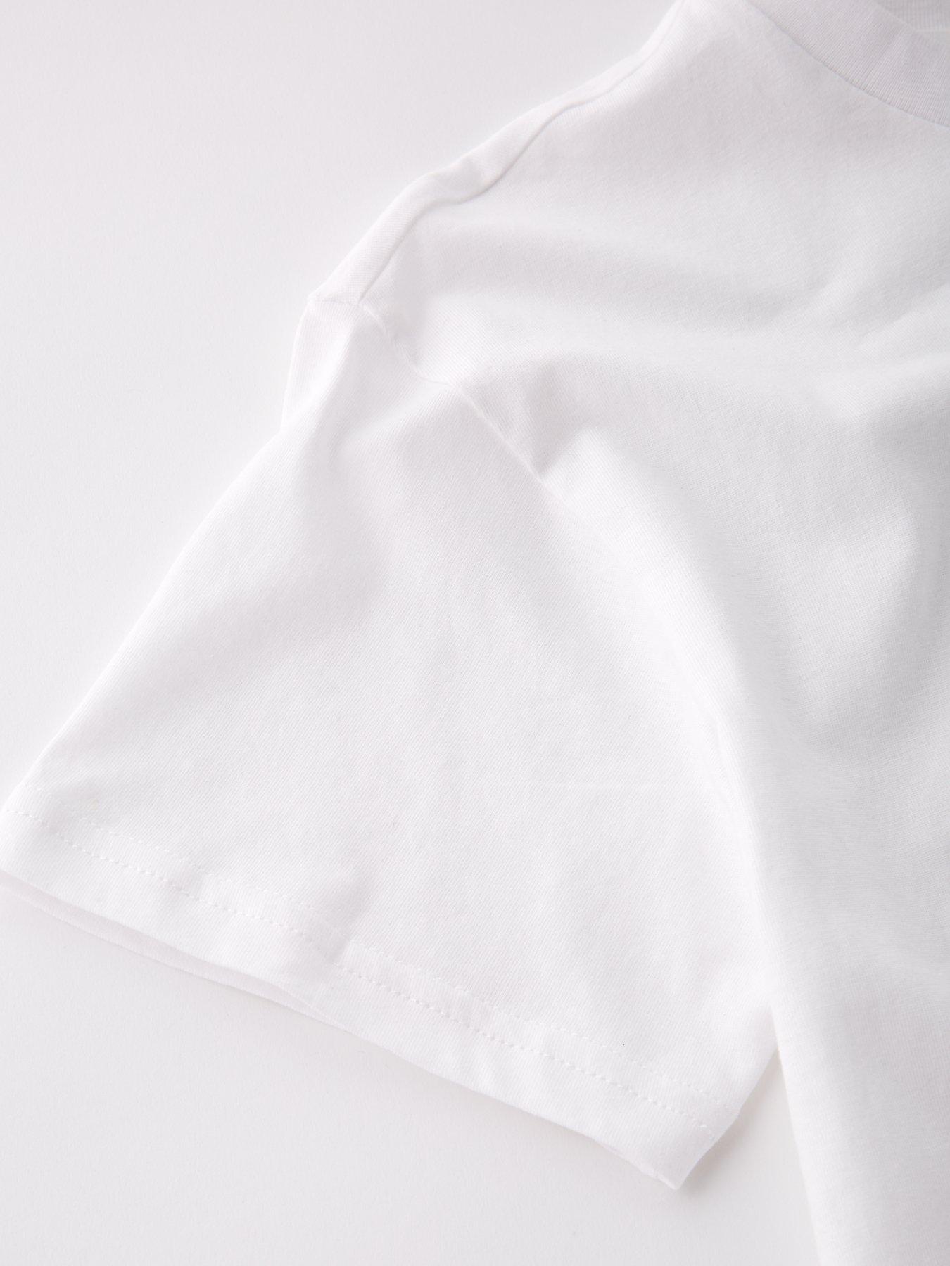 Image 4 of 4 of Puma Junior Boys Small Logo T-Shirt - Puma White