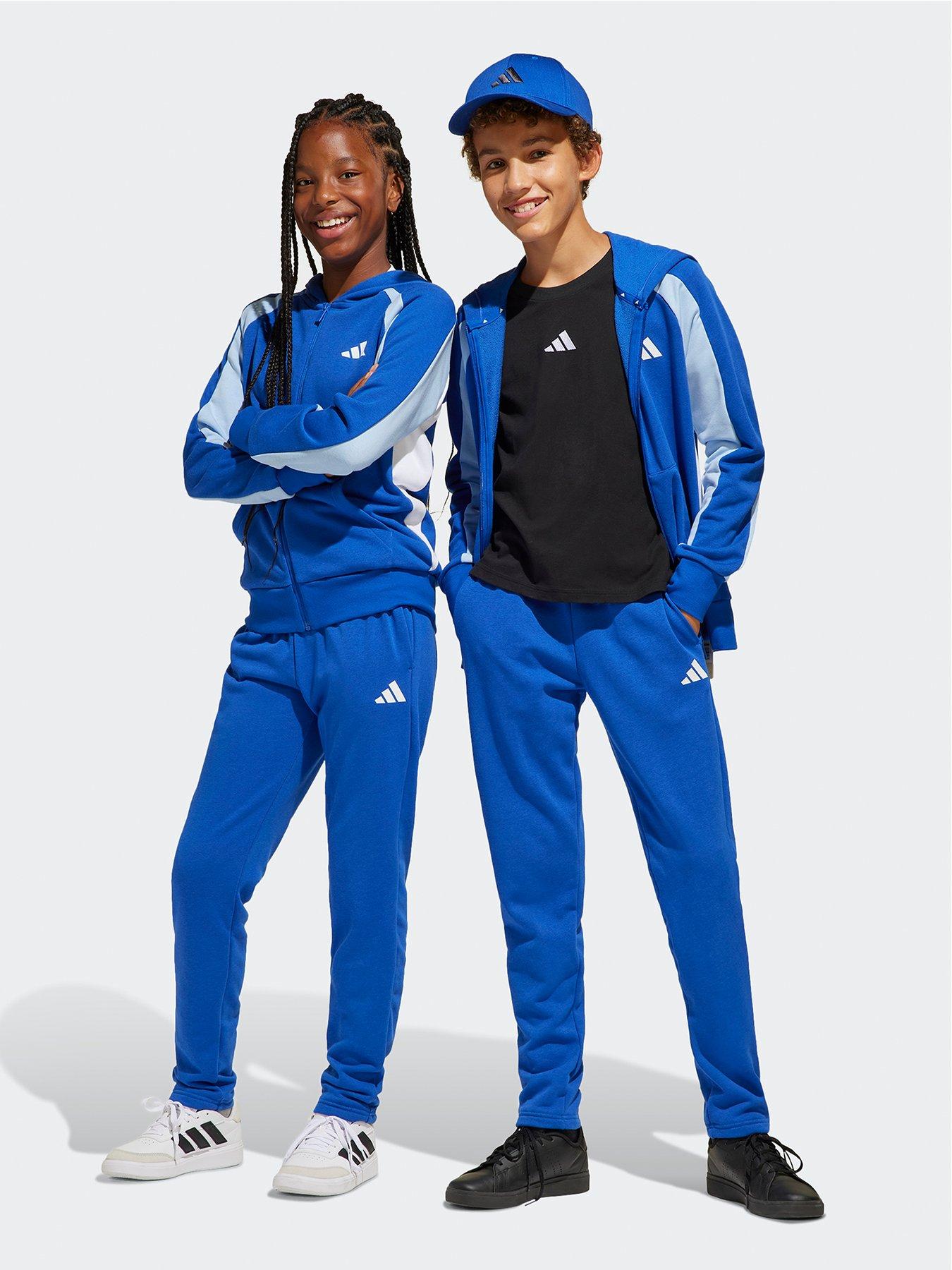undefined Junior Boys Seasonal Essentials Colorblock Track Suit  - Blue