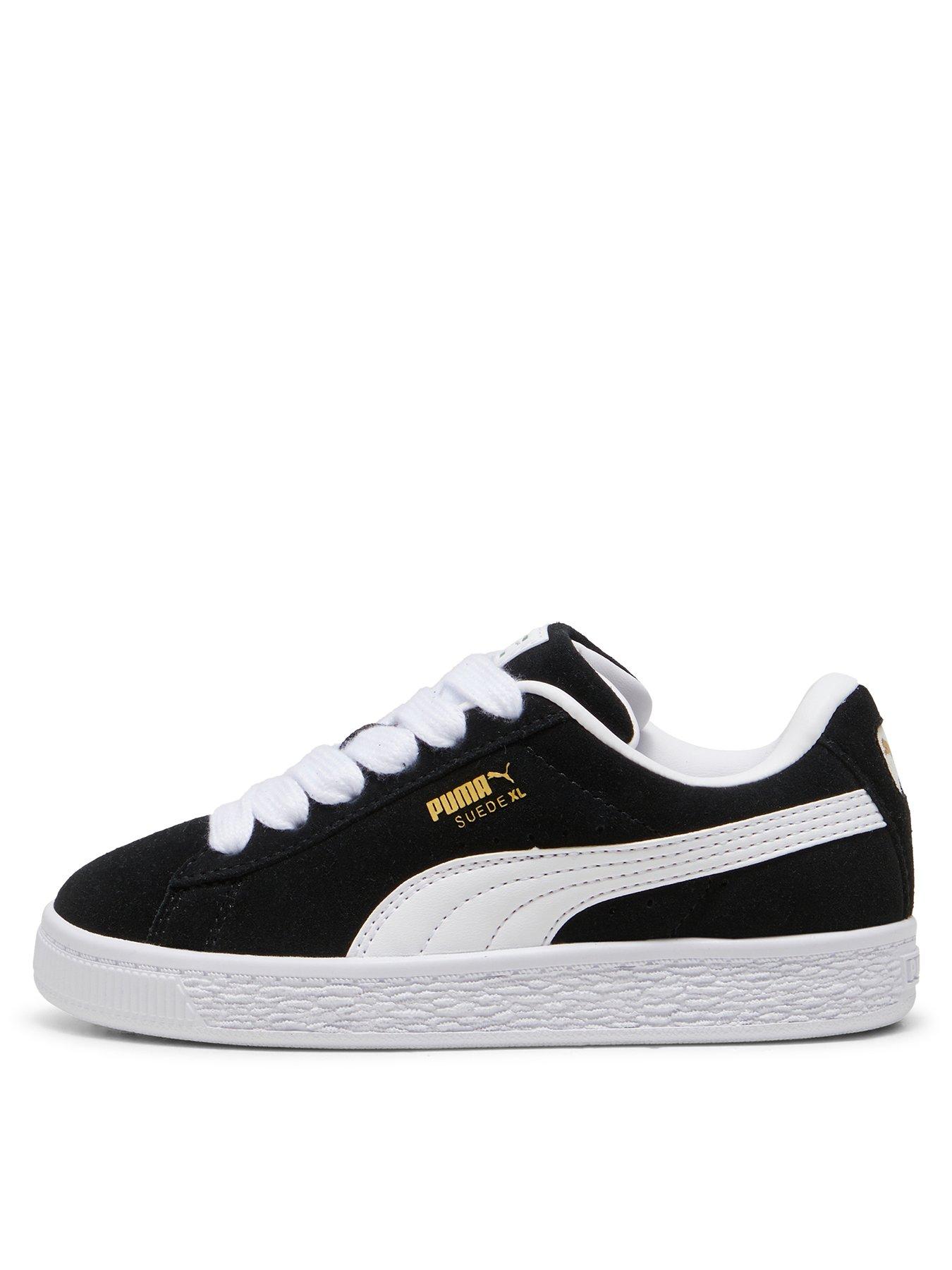undefined Kids Unisex Suede Xl - Black