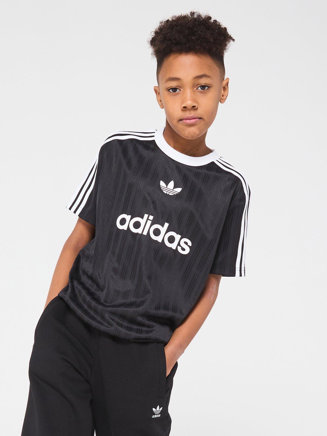 undefined Junior Boys Adicolor T-Shirt - Black