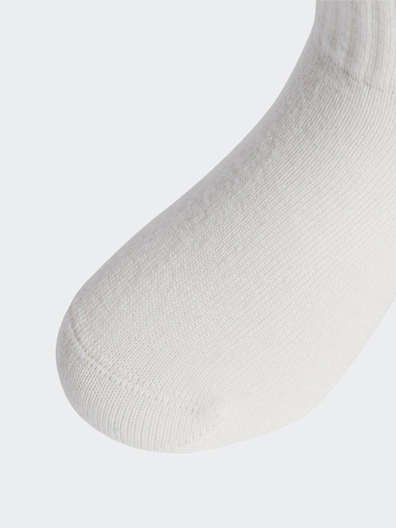 Image 3 of 4 of adidas Originals Kids Unisex Ankle Socks 6 Pairs  - White