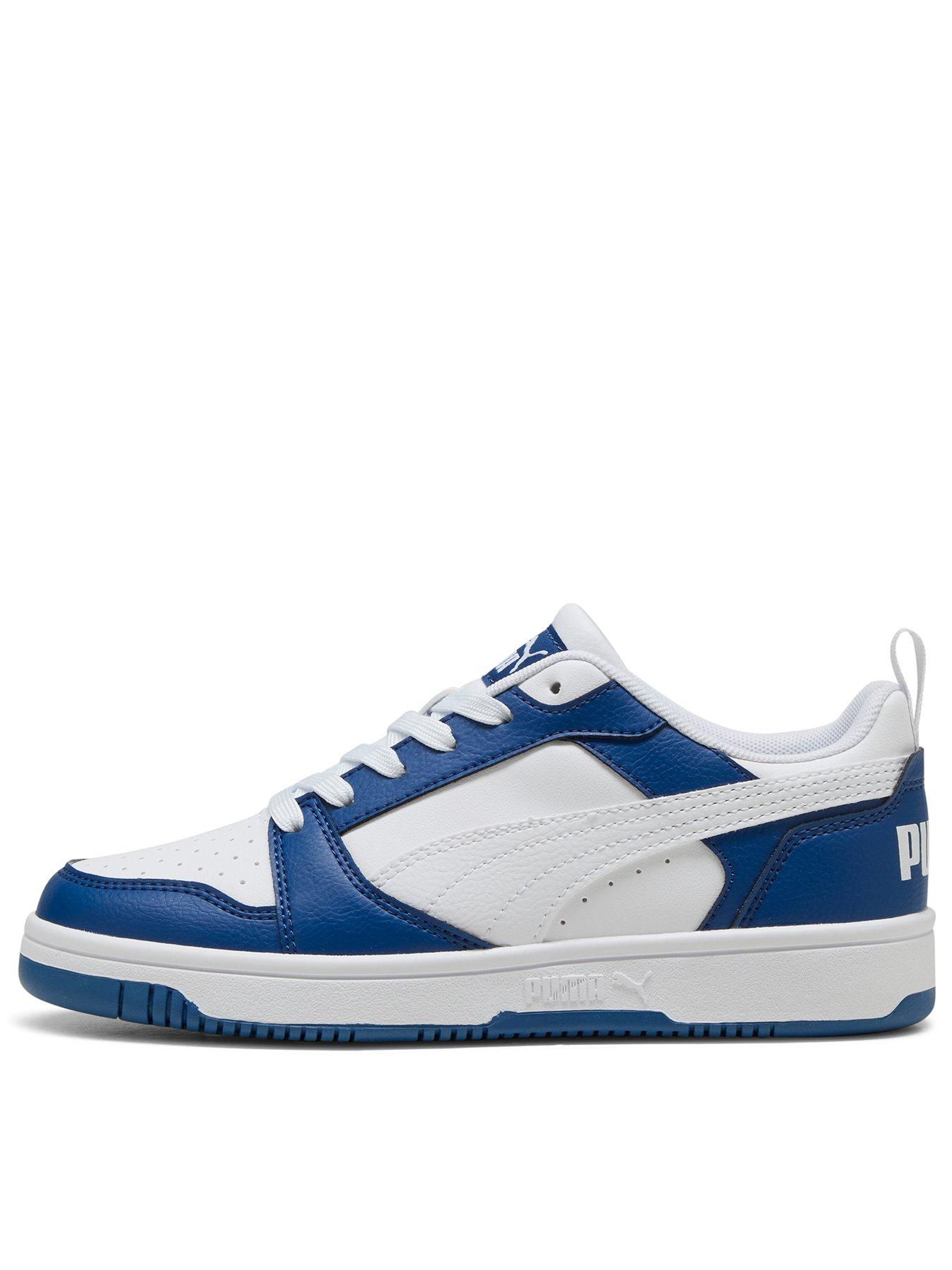 undefined Junior Unisex Rebound V6 Low - White/Blue