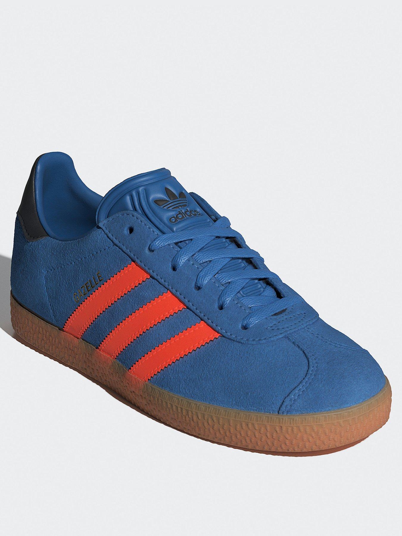 adidas Originals Junior Unisex Gazelle Shoes Kids Blue Very