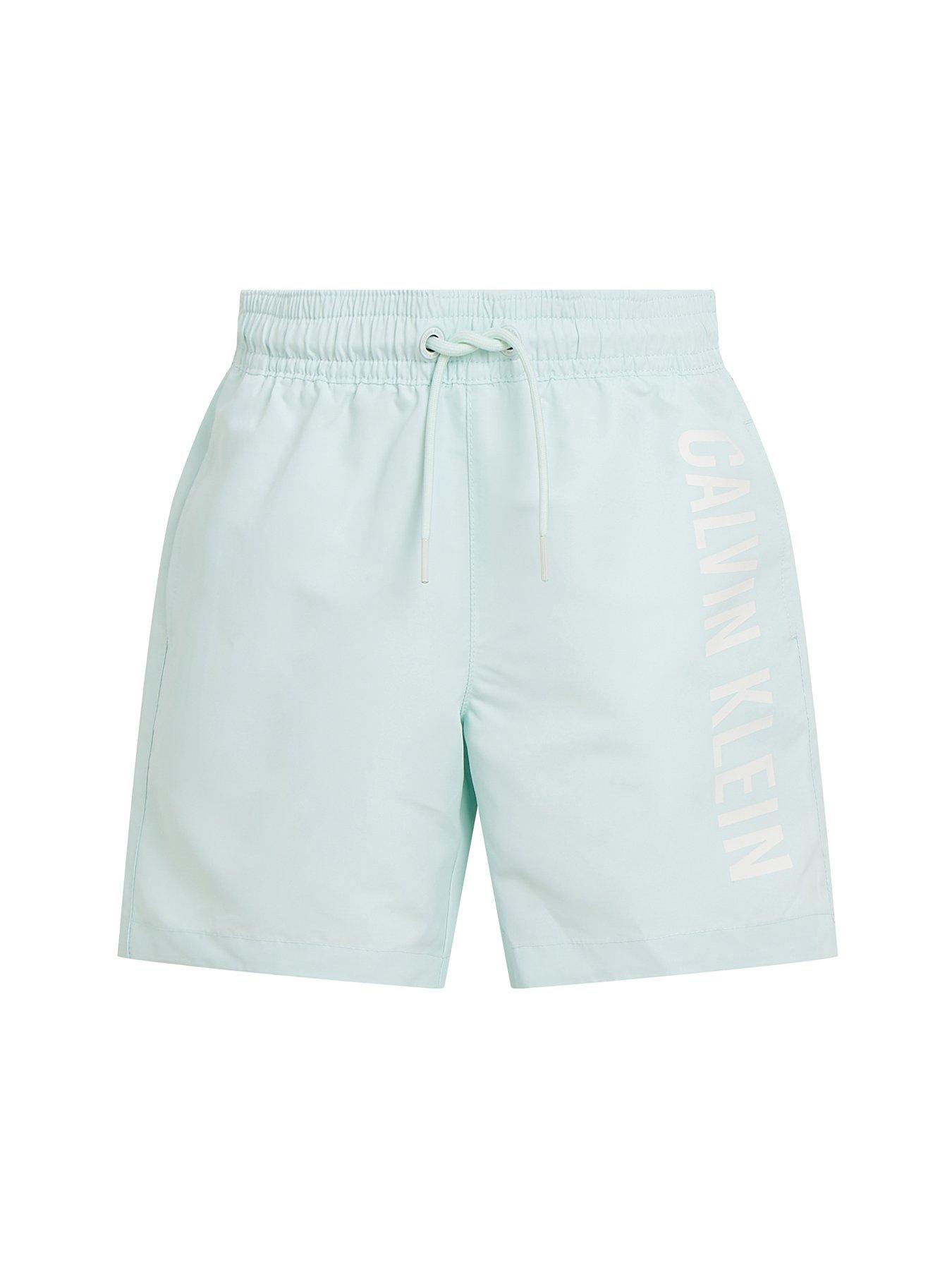 undefined Boys Medium Drawstring Swim Short - Green