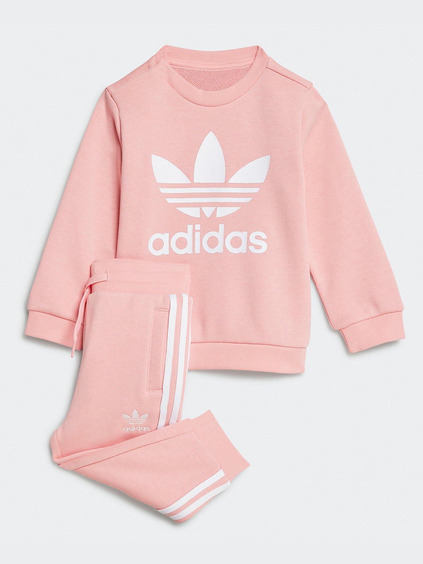 undefined Infant Unisex Crew Tracksuit - Pink