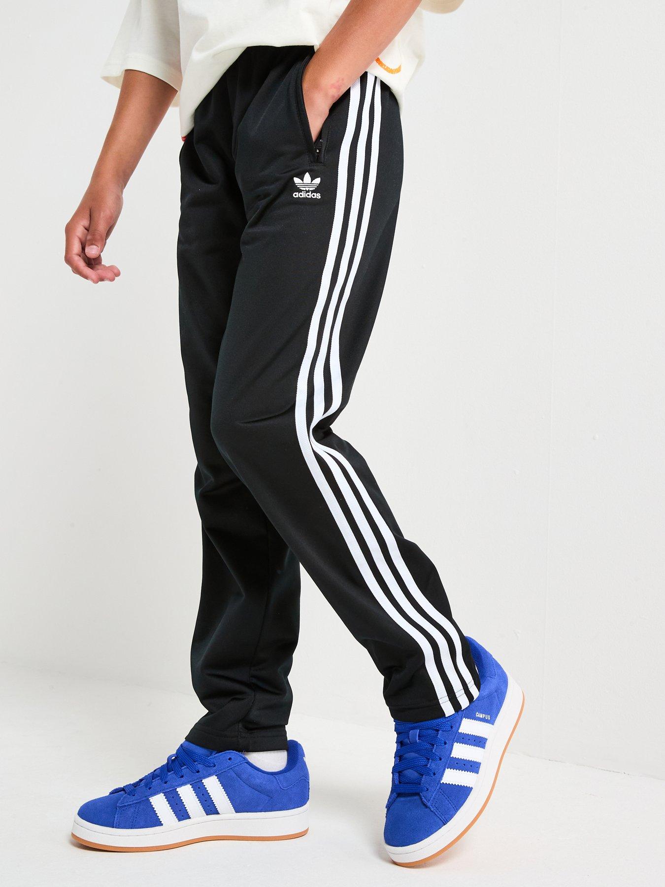 undefined Junior Boys Adicolor Firebird Tracksuit Bottoms  - Black