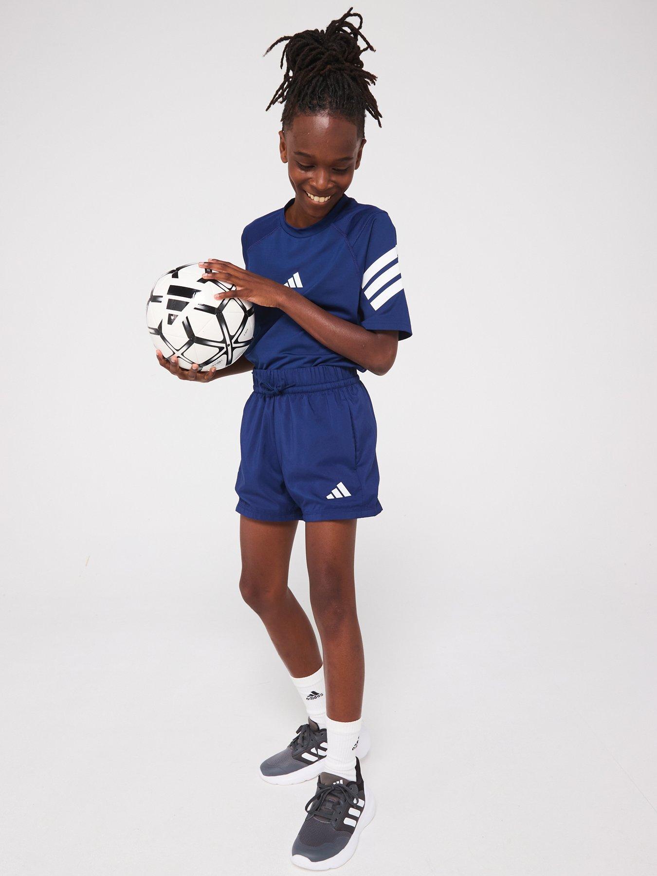 adidas Sportswear Junior Boys Essentials Climacool Shorts, Dark Blue, Size 13-14 Years