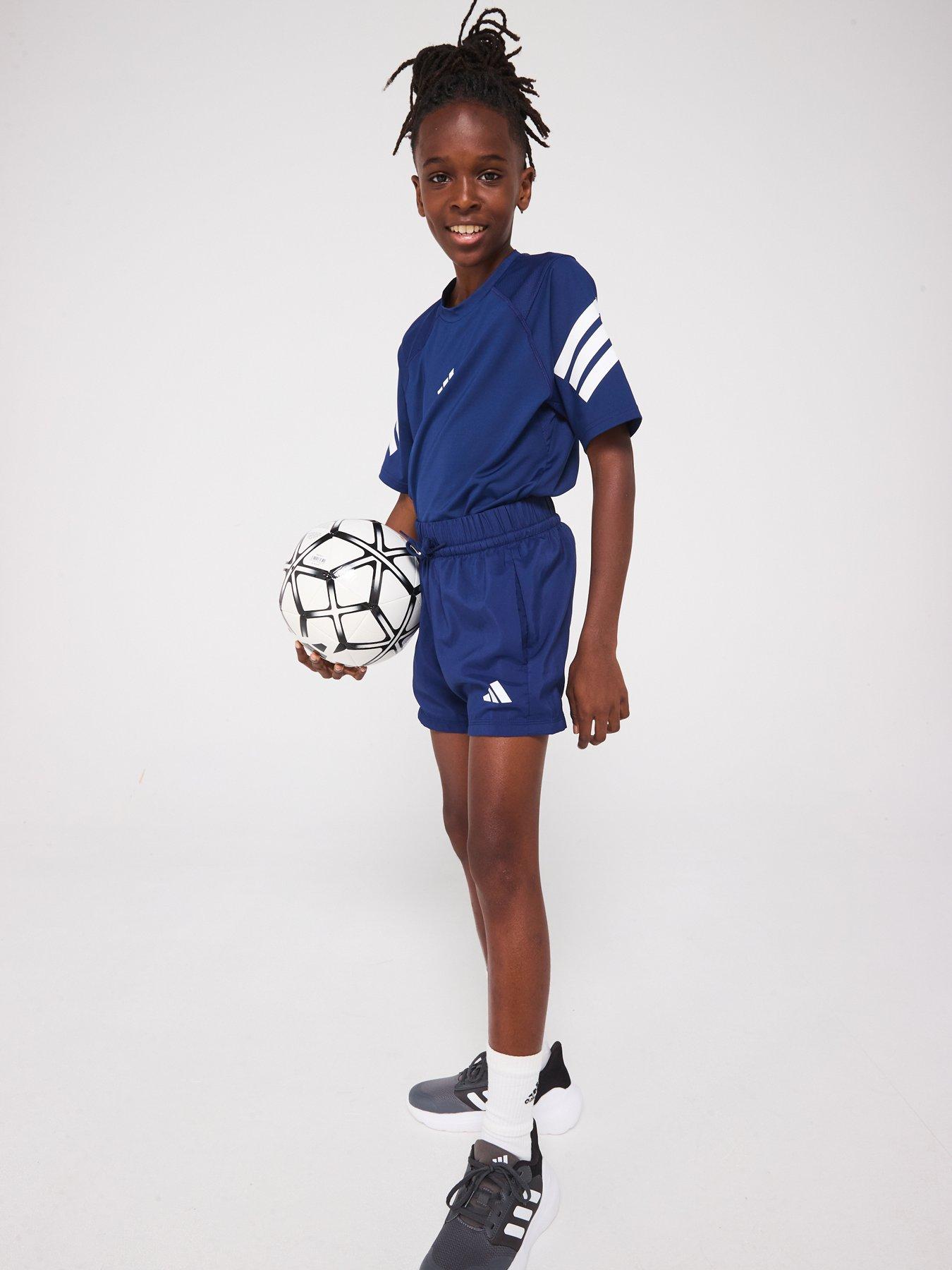 Image 3 of 6 of adidas Sportswear Junior Boys Essentials Climacool Shorts - Blue