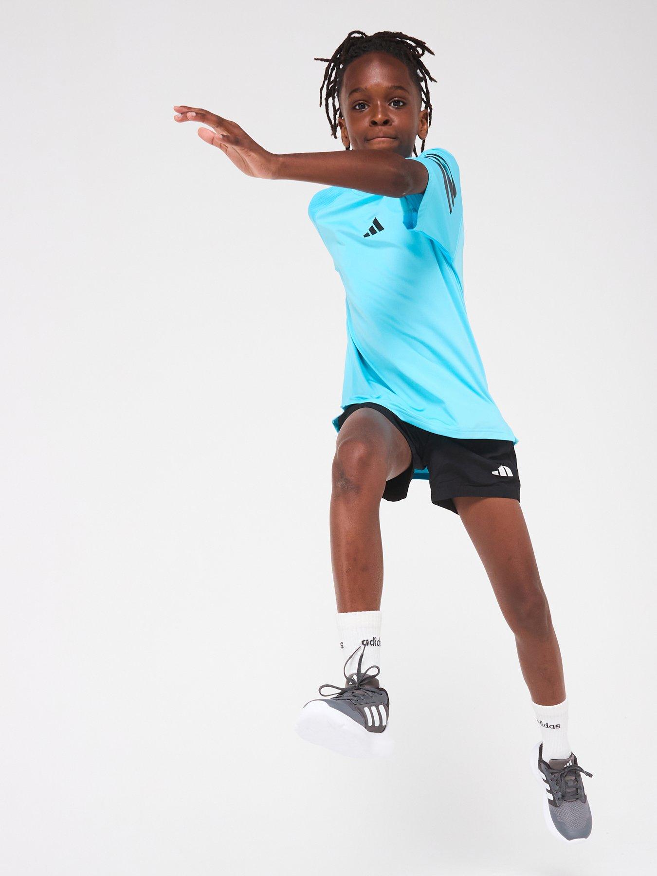 undefined Junior Boys Essentials Climacool Shorts  - Black