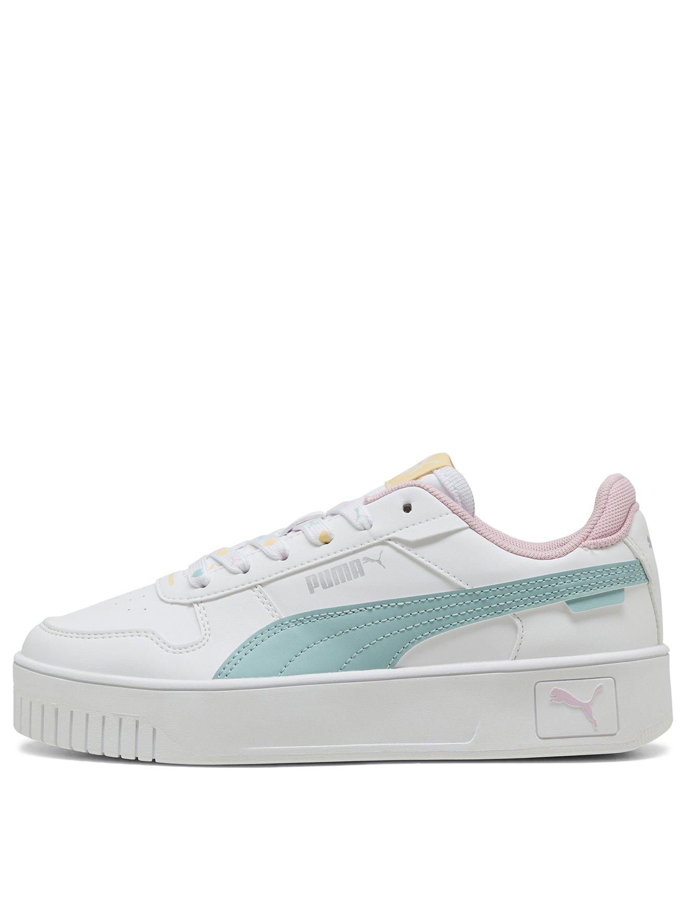 undefined Junior Unisex Carina Street Lacey - White-Modern Mint-Rose