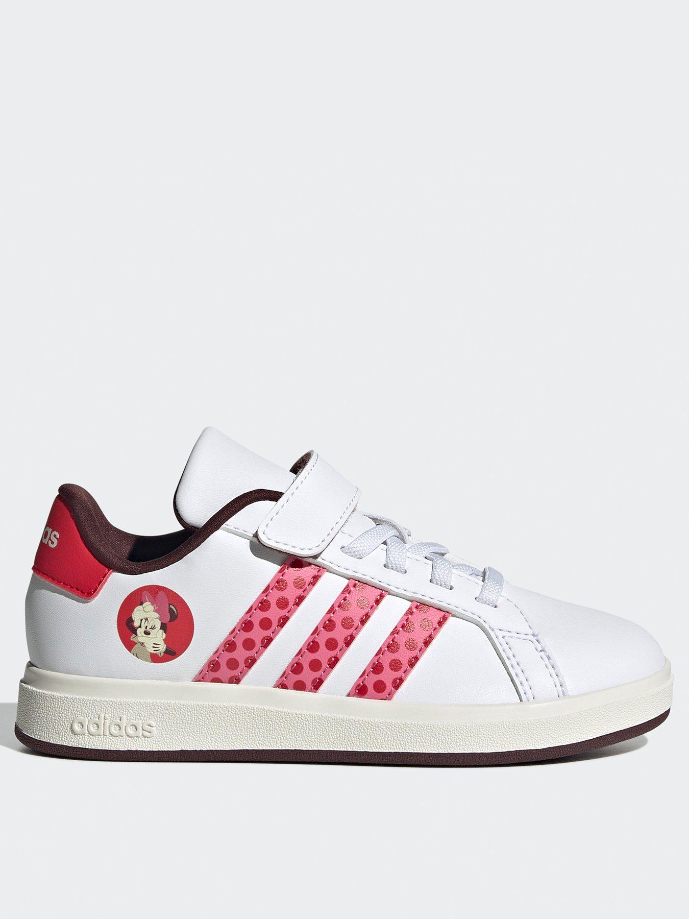 undefined Kids Unisex adidas Disney Minnie Mouse Grand Court 2.0 Shoes Kids - White