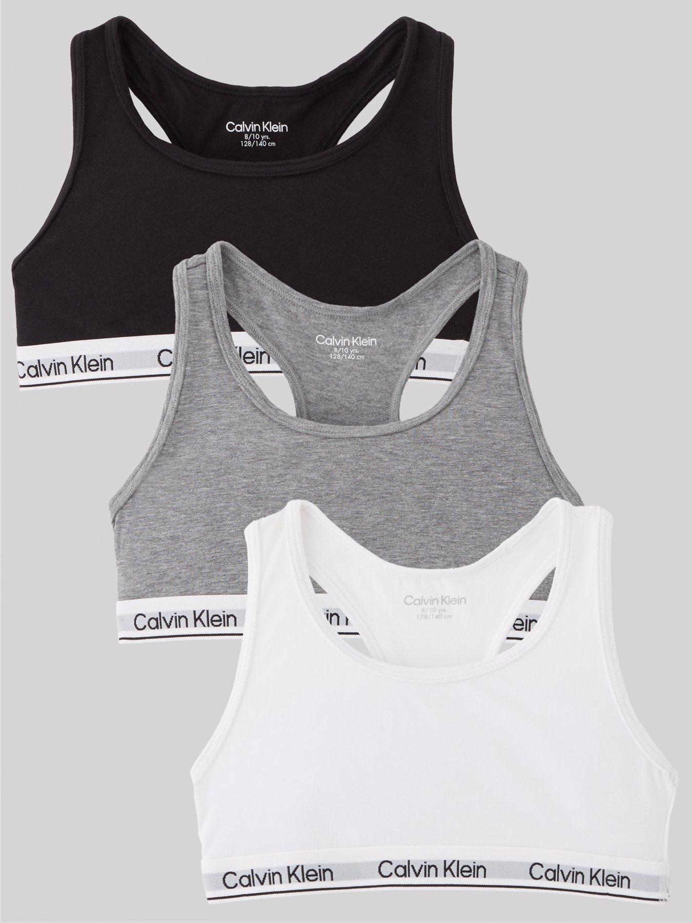 undefined Girls 3 Pack Modern Cotton Bralette - Multi