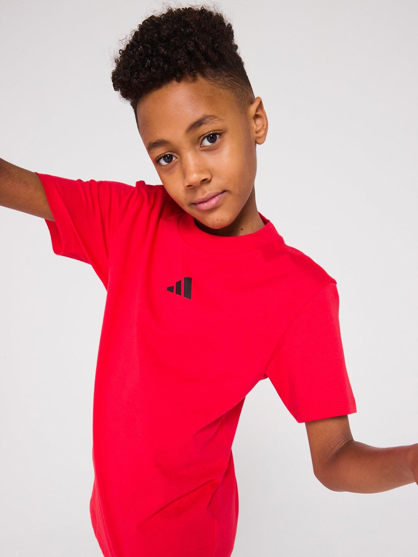 undefined Junior Boys Essentials T-Shirt - Red