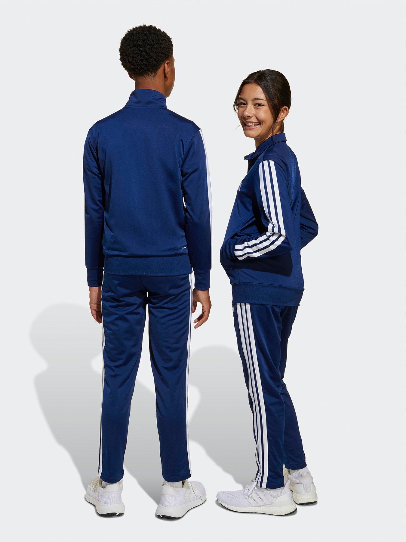 Image 2 of 5 of adidas Sportswear Junior Boys Essentials Climacool Track Suit  - Blue