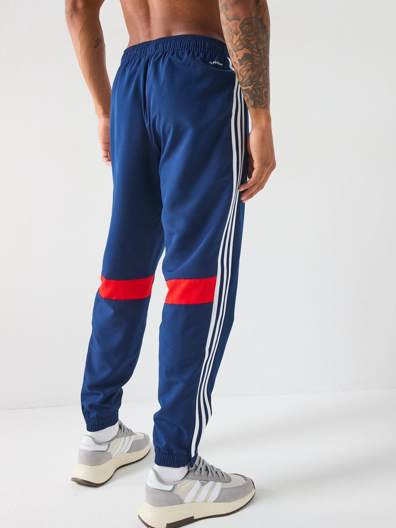 Image 2 of 6 of adidas Mens Tiro Essentials Woven Pant - Navy/red