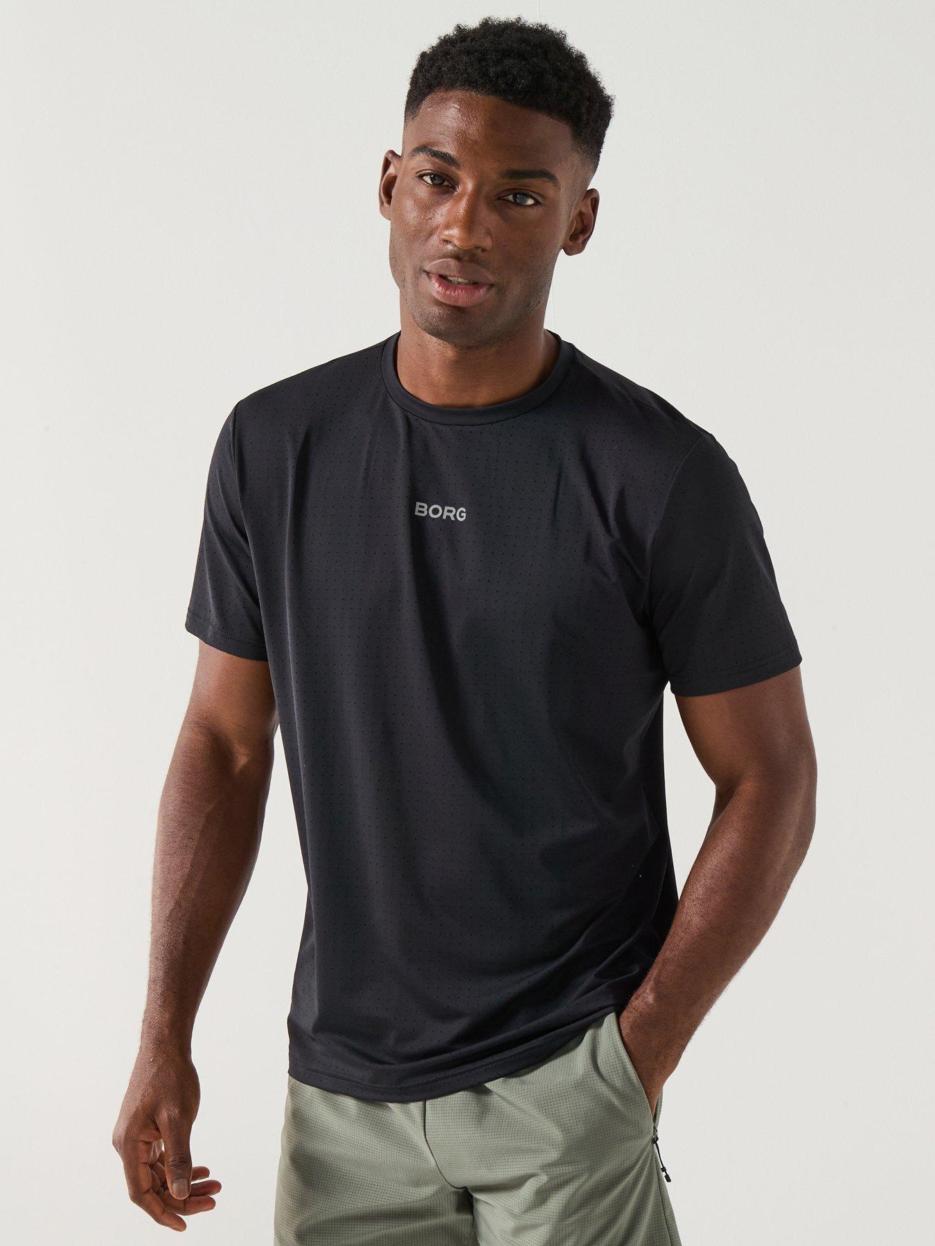 undefined Running Perforated T-Shirt - Black