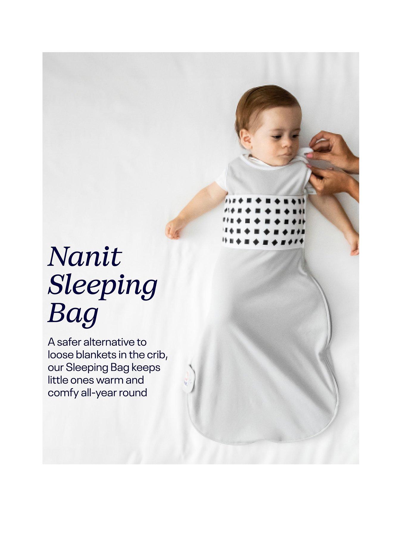 Image 3 of 7 of Nanit Breathing Wear Sleeping Bag - 1pk LARGE 12-18M, Pebble Grey