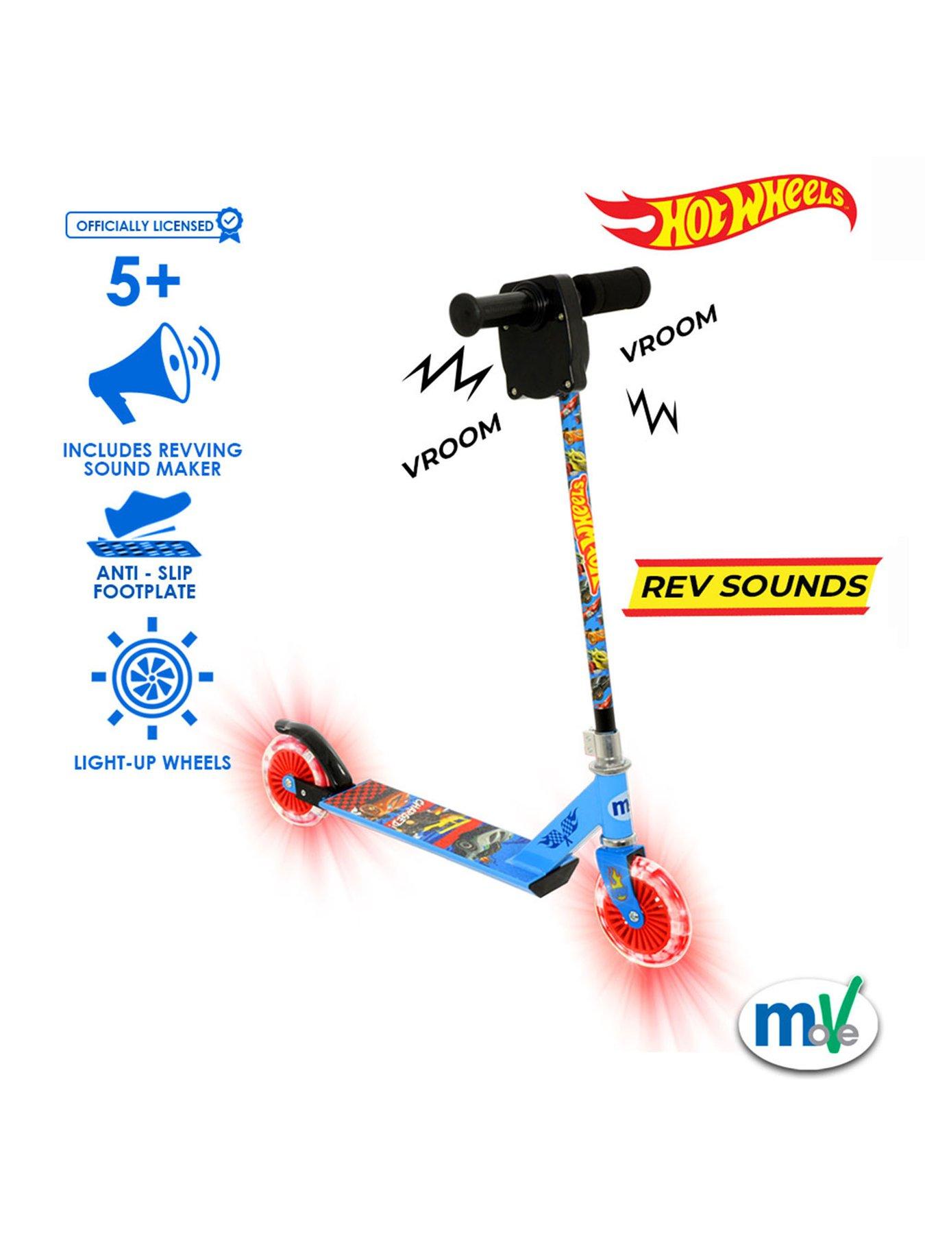 Image 2 of 7 of Hot Wheels Folding Inline Revver Scooter with Light up Wheels