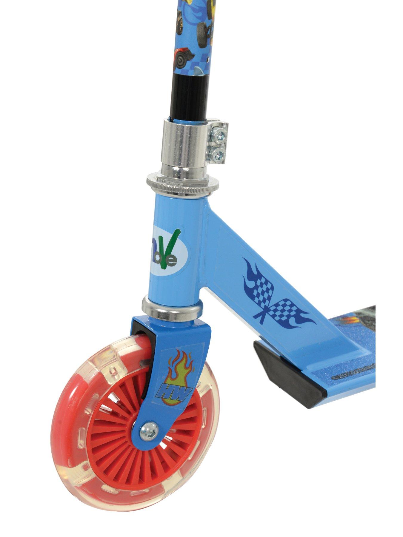 Image 4 of 7 of Hot Wheels Folding Inline Revver Scooter with Light up Wheels