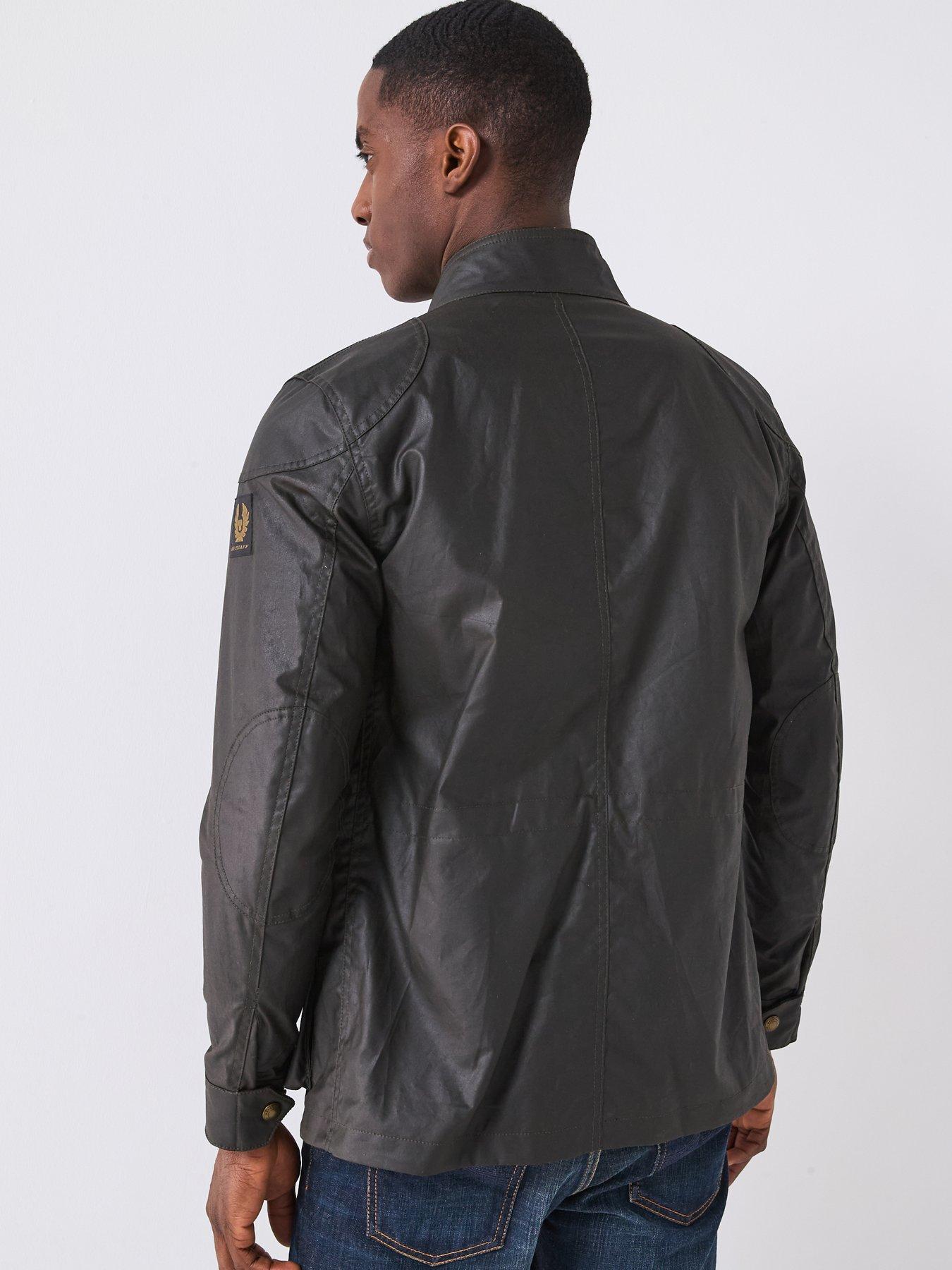 Image 2 of 6 of Belstaff Fieldmaster Wax Field Jacket - Dark Khaki