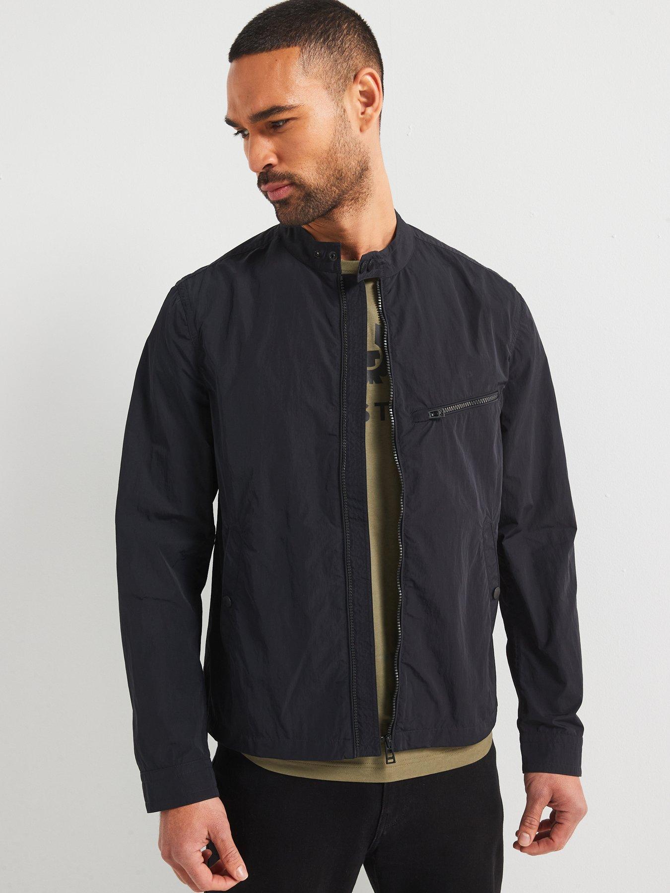 undefined Walkham Nylon Biker Jacket - Black