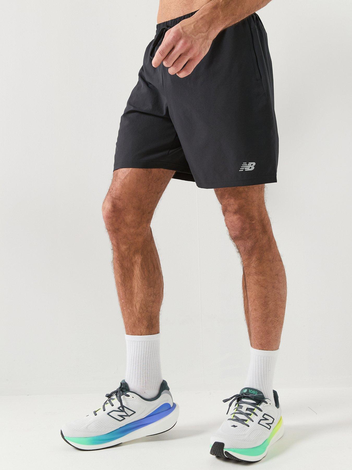 New Balance Men's Running Sport Essentials 7 Inch Shorts, Black (Bk), Size 2Xl, Men