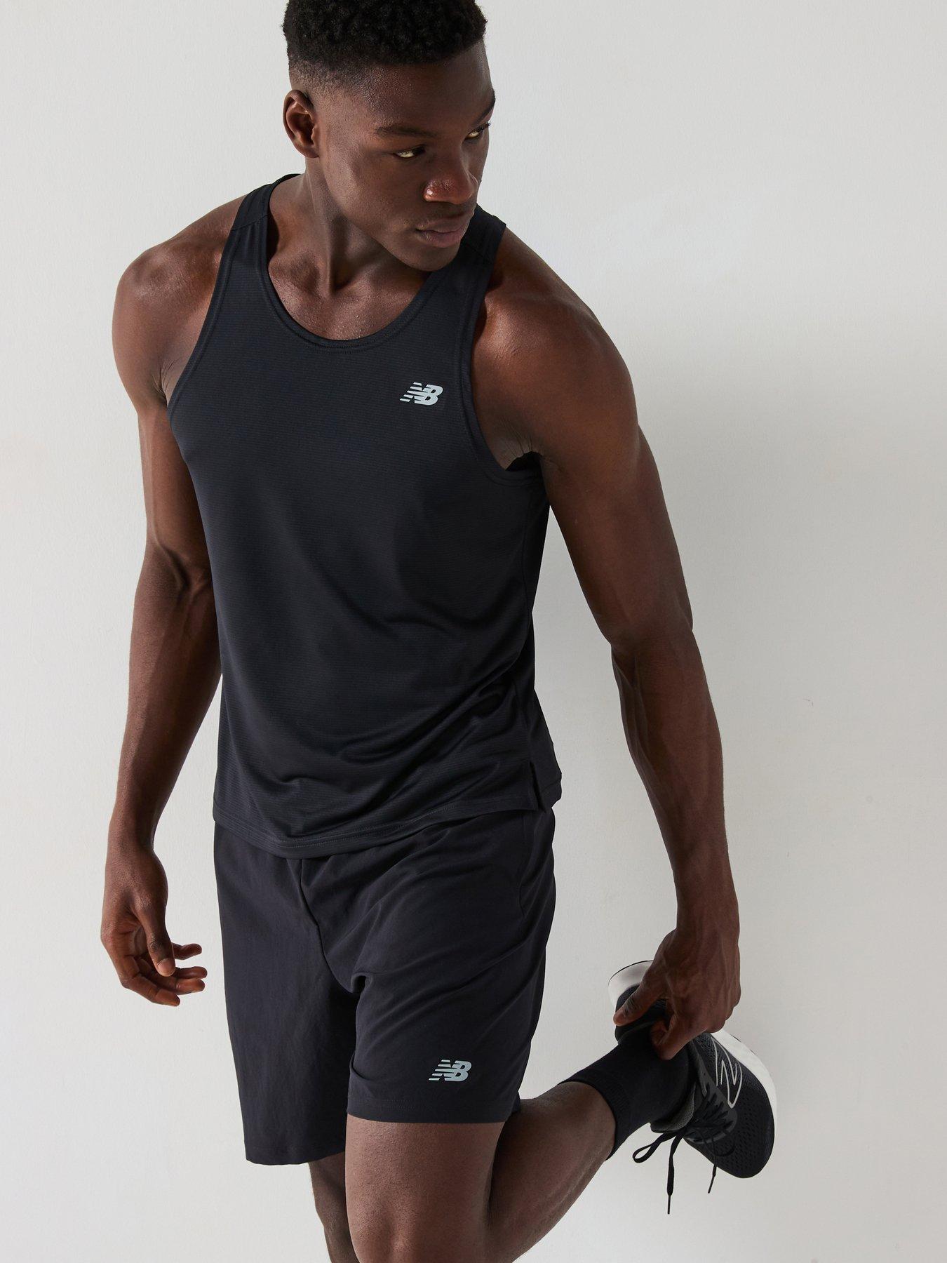 undefined Men's Running Sport Essentials 7 Inch Shorts - Black